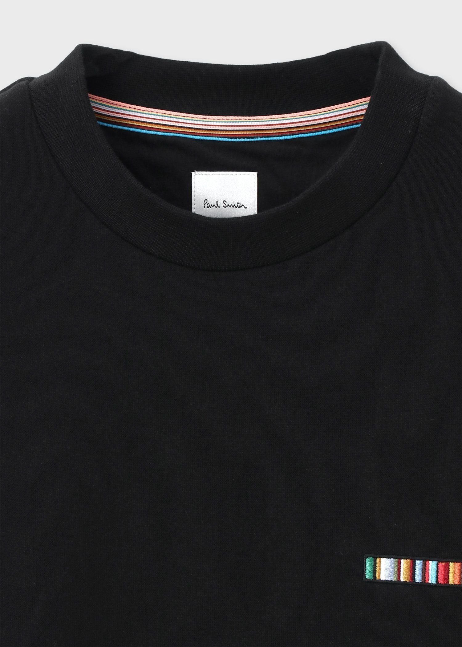 PaulSmith ポールスミスSignature Stripe Bar黒ロンT PaulSmith ポールスミスSignature Stripe Bar黒ロンT Signature Stripe Bar