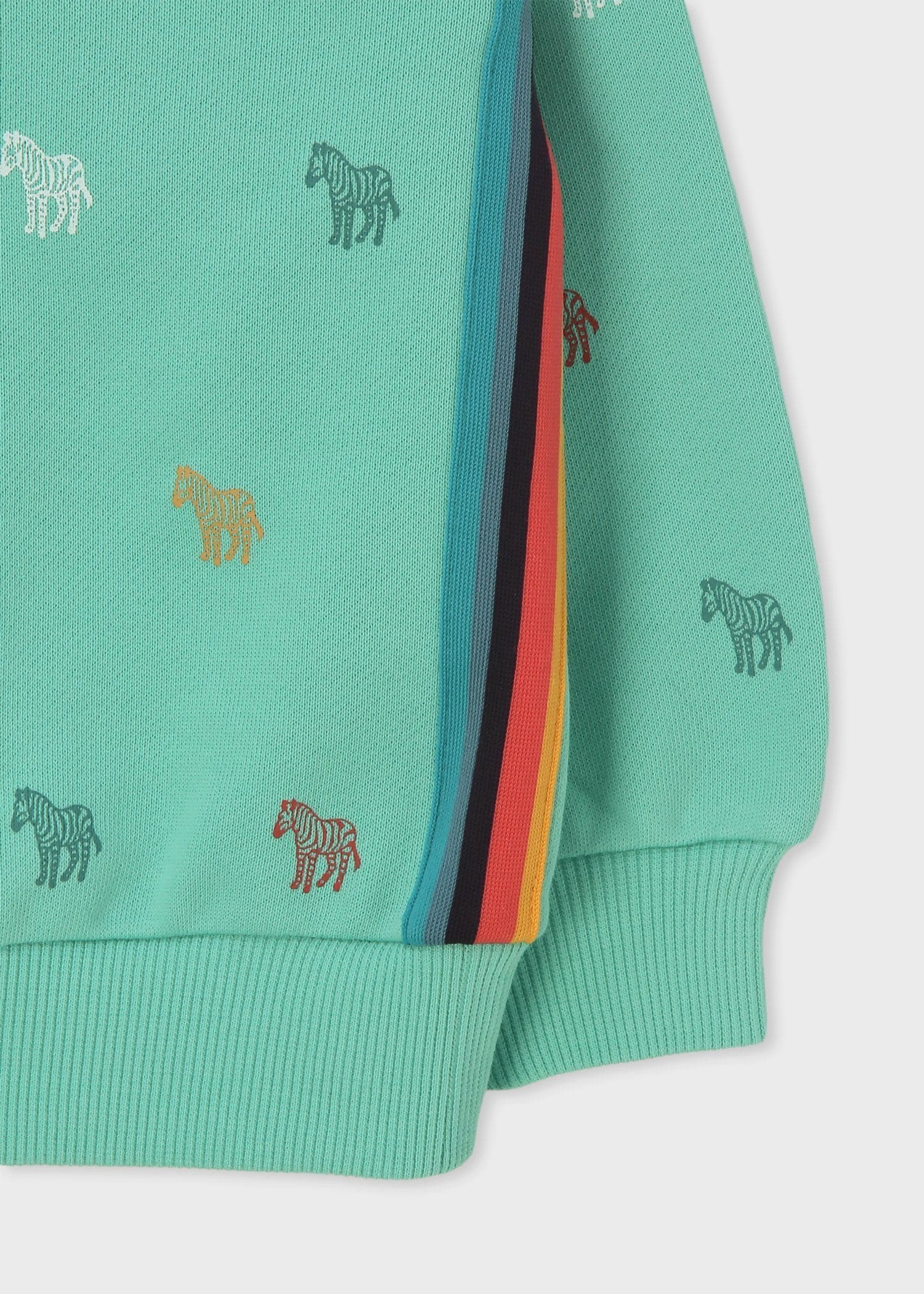 ジュニア オールオーバーゼブラ スウェット