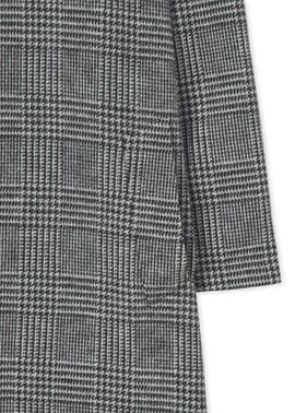 ウールニット グレンチェック ステンカラーコート ｜ポール・スミス