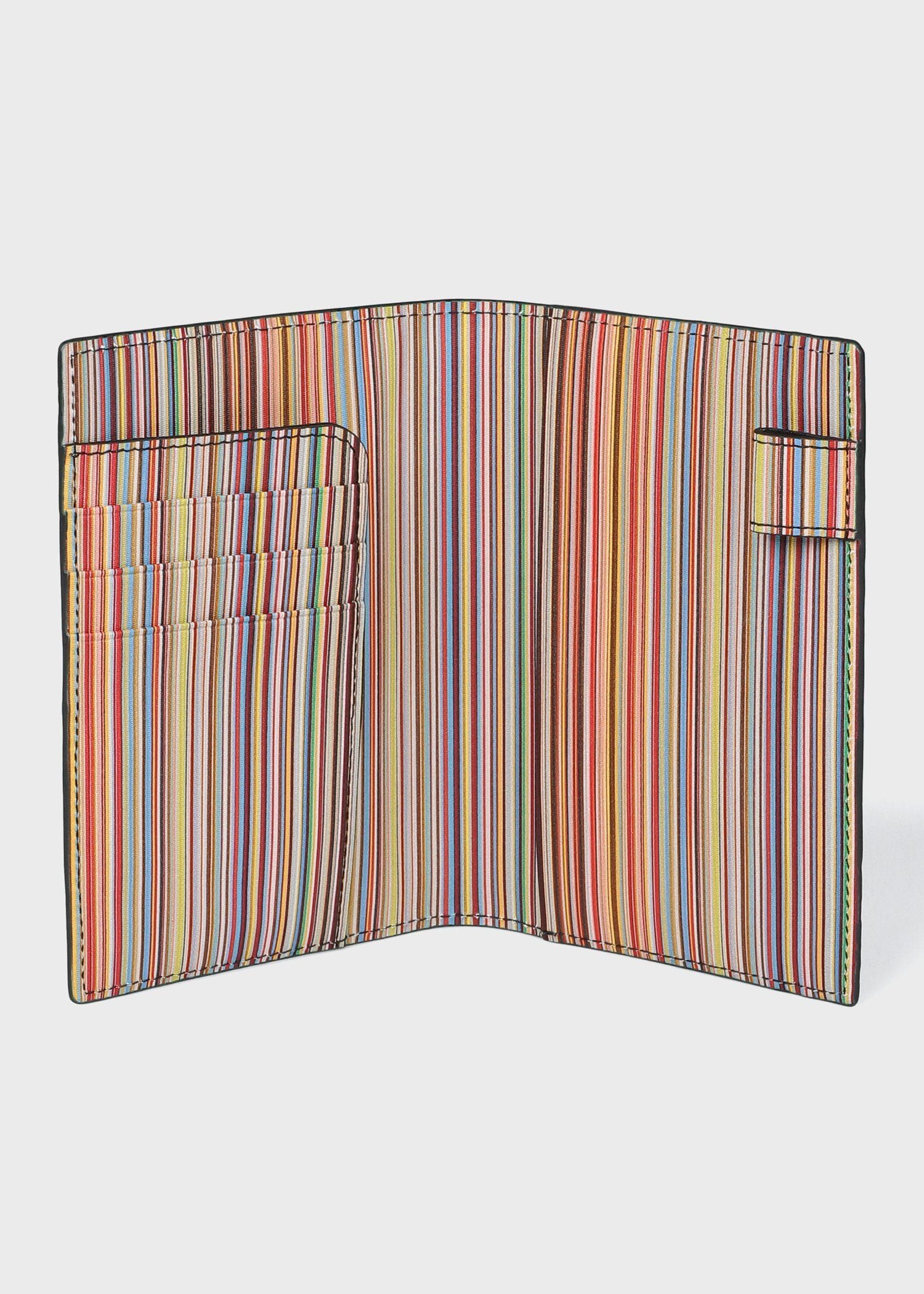 シグネチャーストライプインテリア パスポートケース