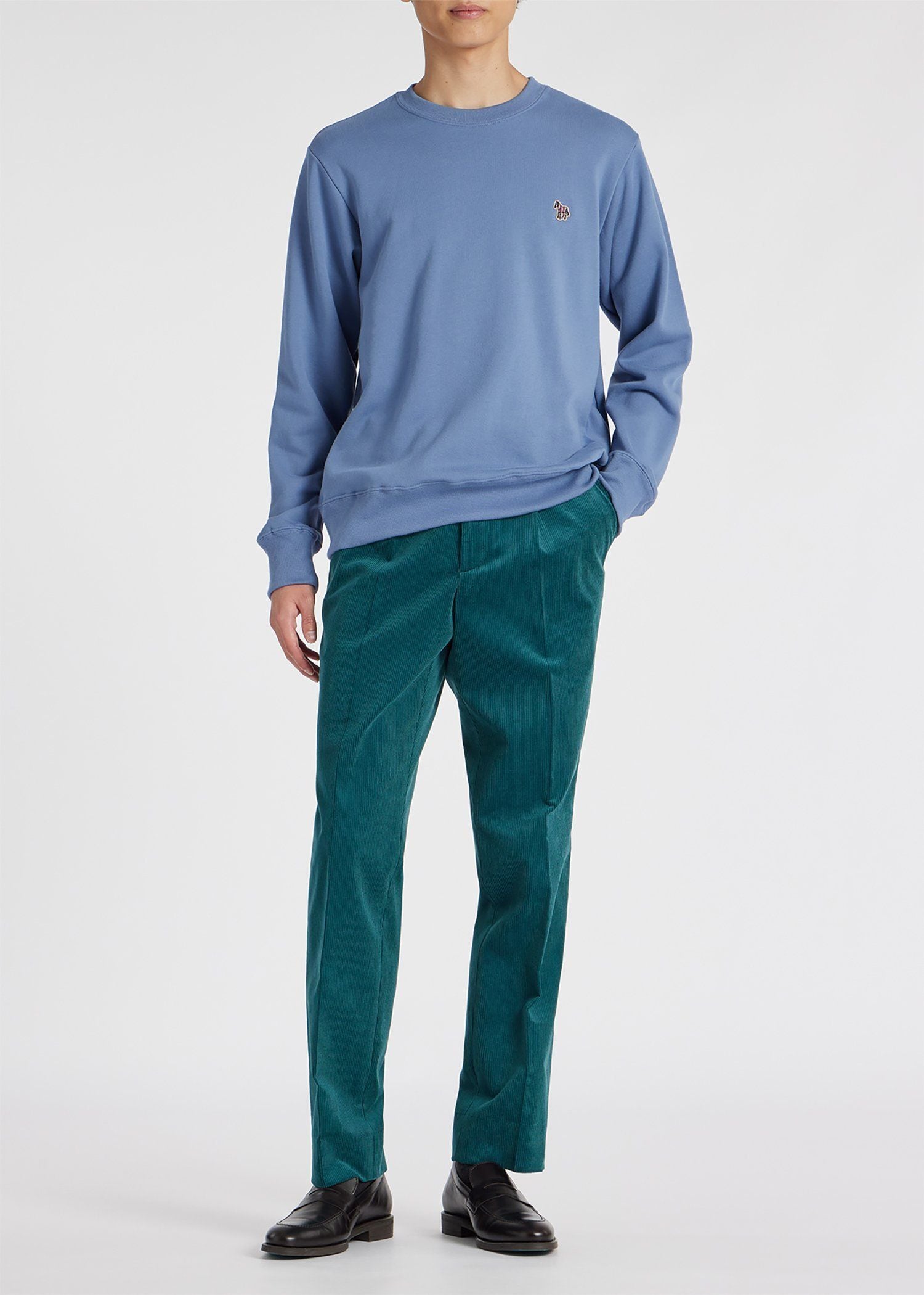 “Sports Stripe Zebra” ワンポイント スウェット