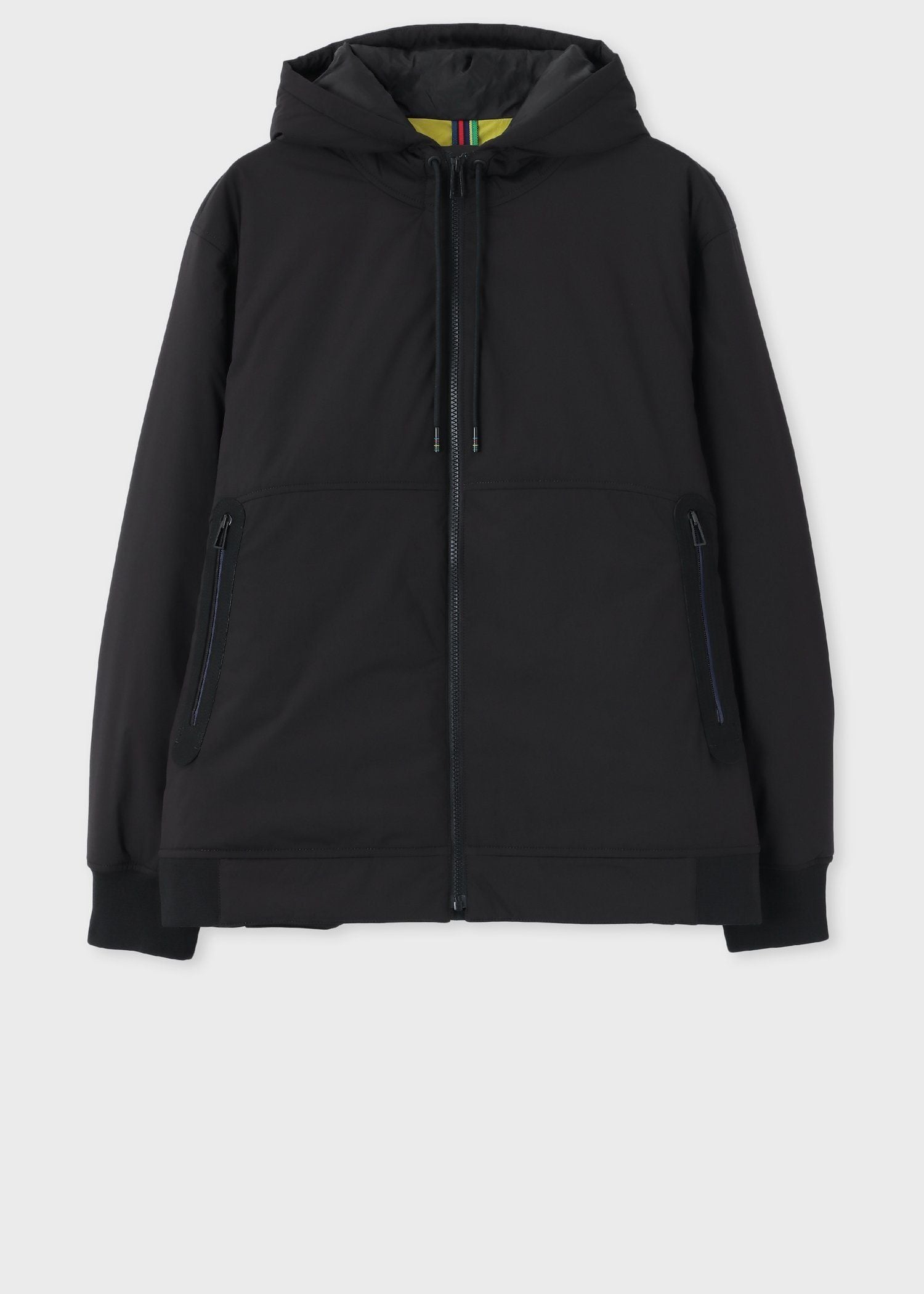 スポーツストライプ フーデッドブルゾン