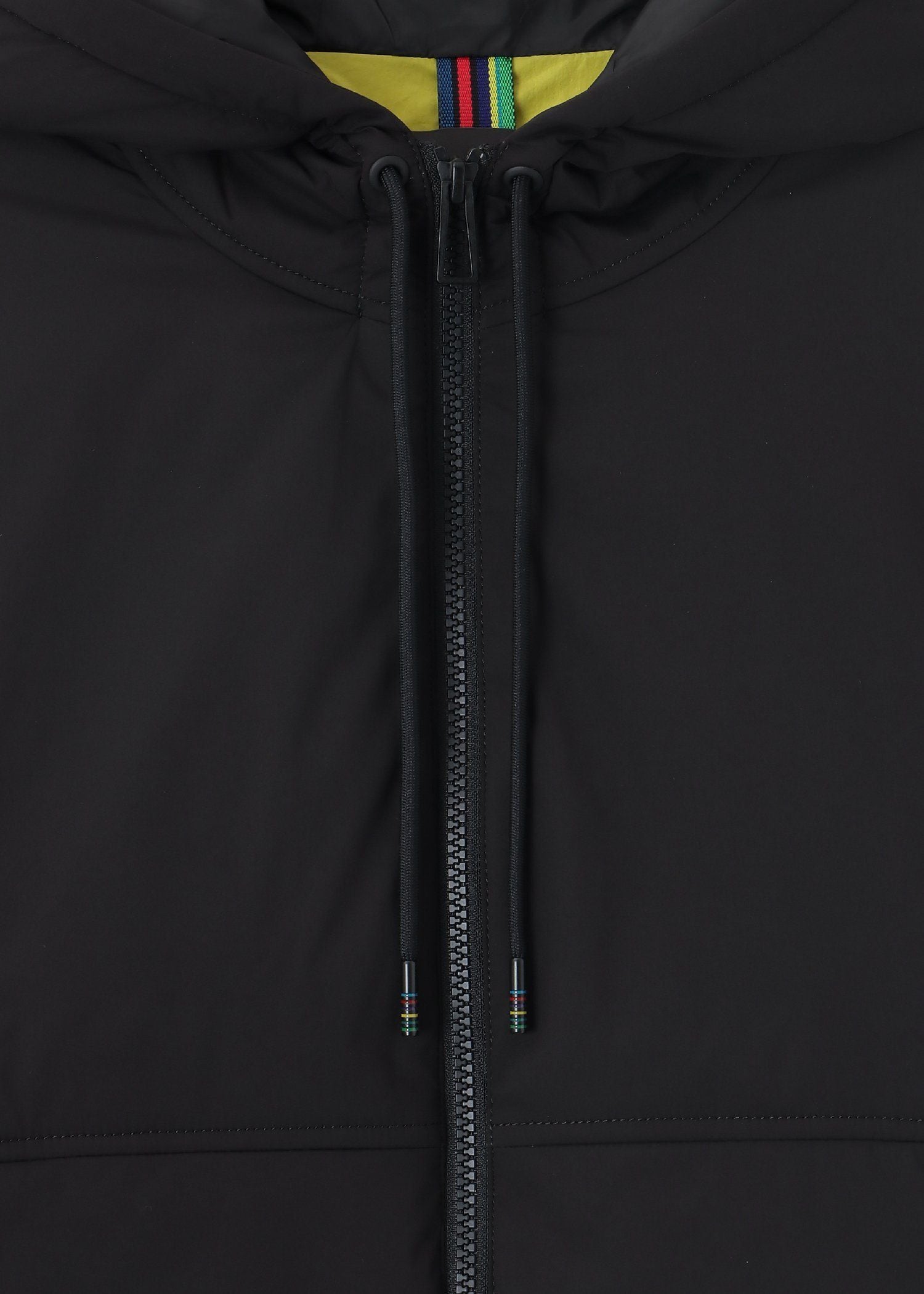 スポーツストライプ フーデッドブルゾン