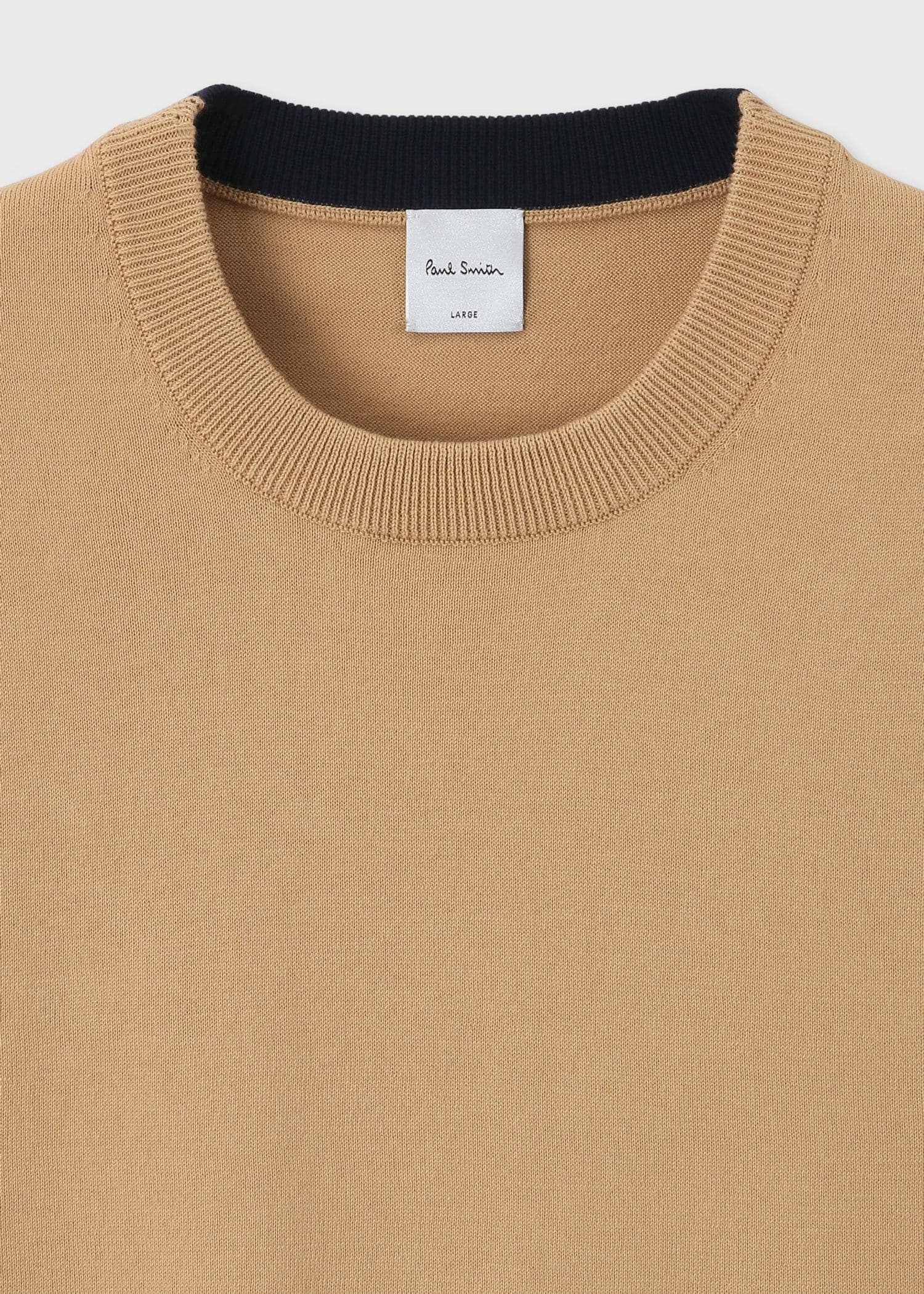 エンブロイダリーロゴ 半袖ニットソー