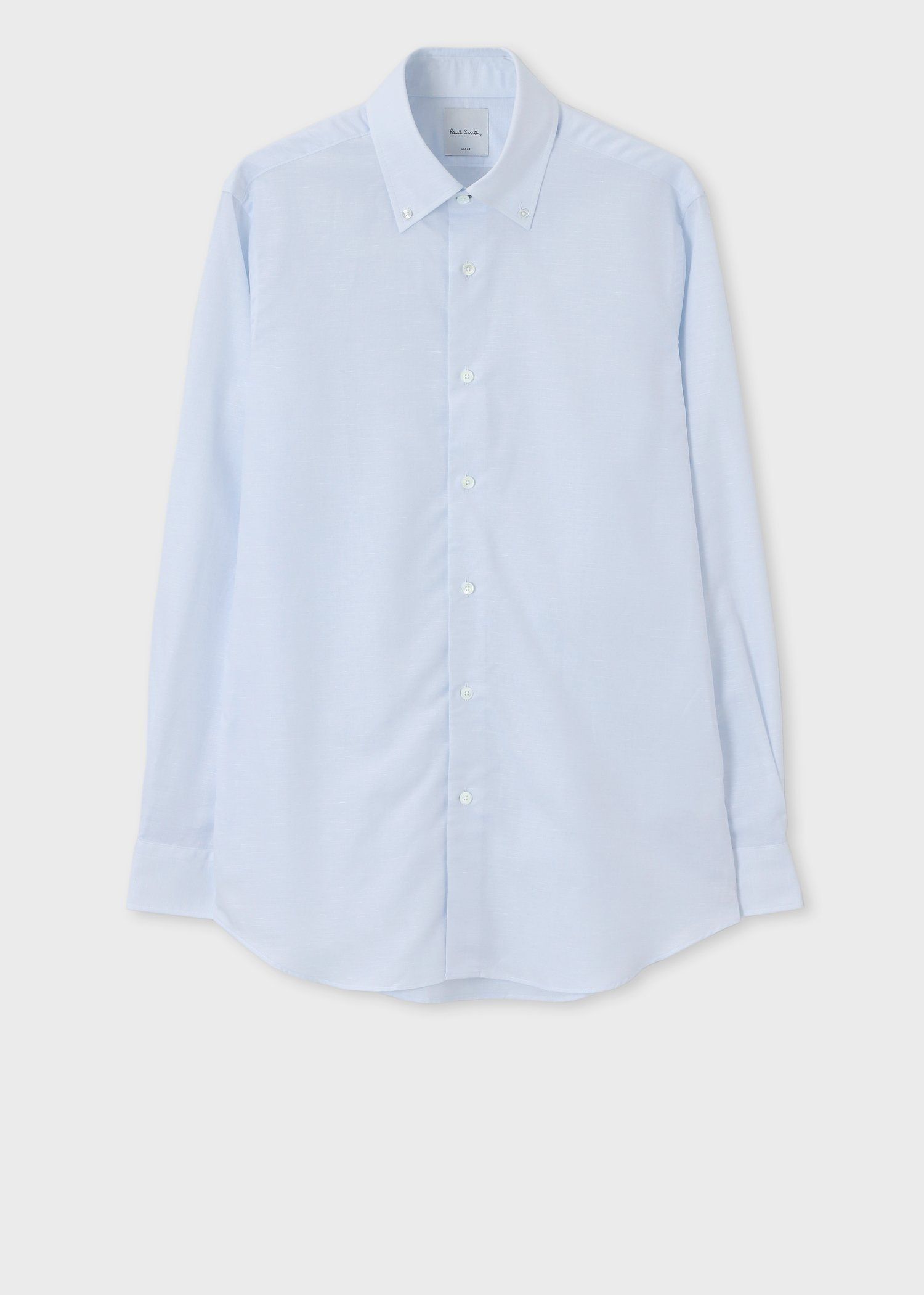 ブレンドテクスチャー ボタンダウンドレスシャツ