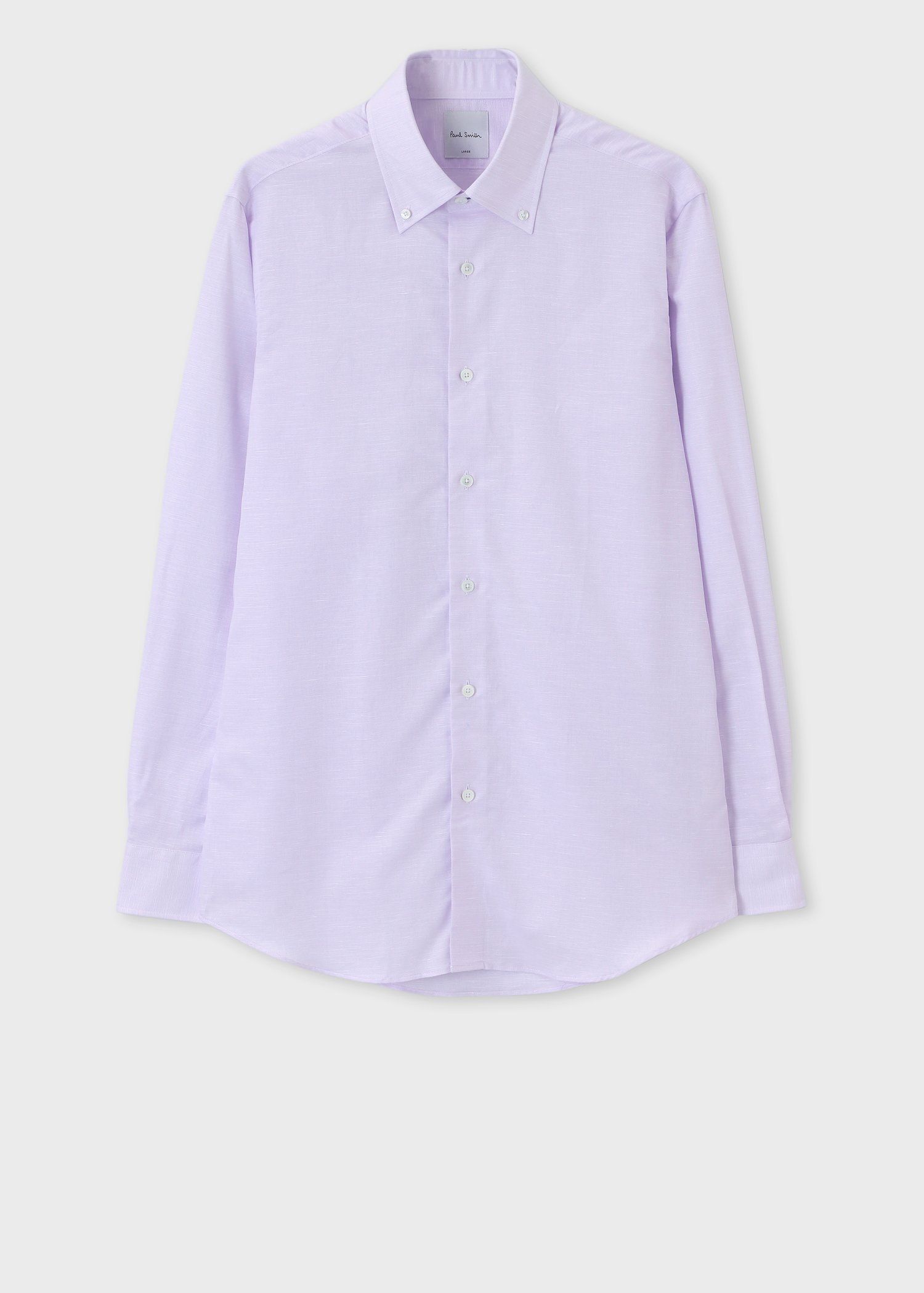 ブレンドテクスチャー ボタンダウンドレスシャツ