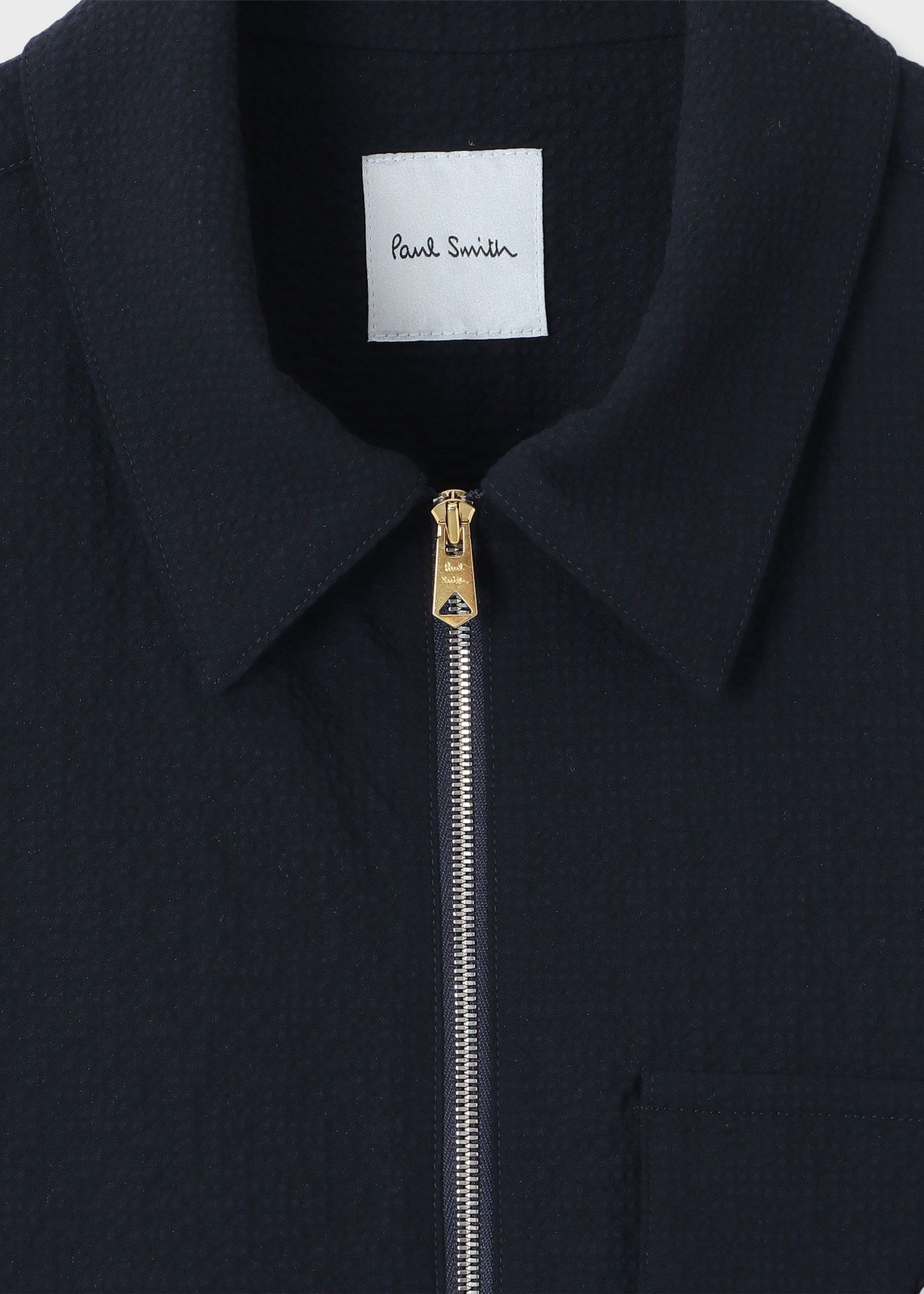 ウールシアサッカー ショートブルゾン