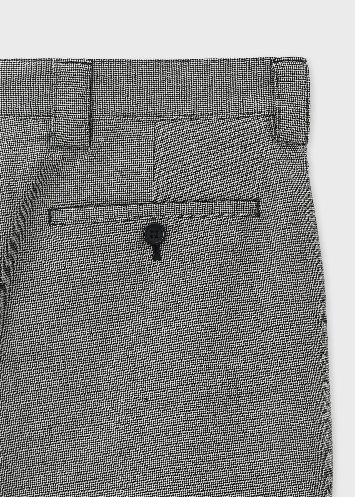 ウールシアサッカー テーパードトラウザーズ