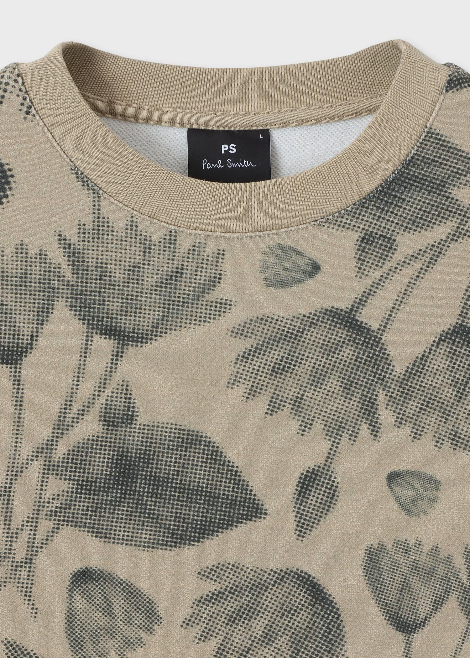 "Half Tone Floral" スウェット