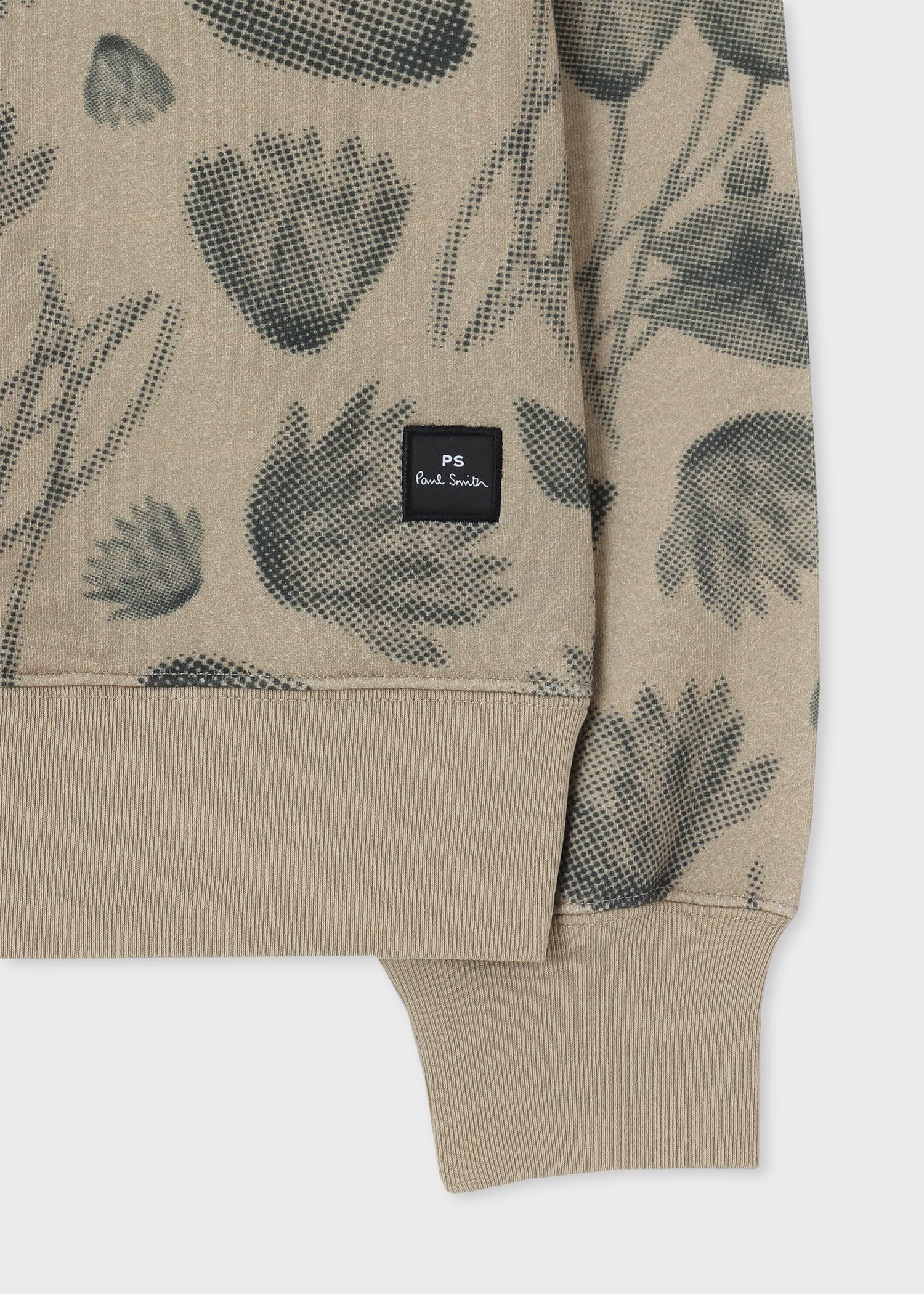 "Half Tone Floral" スウェット