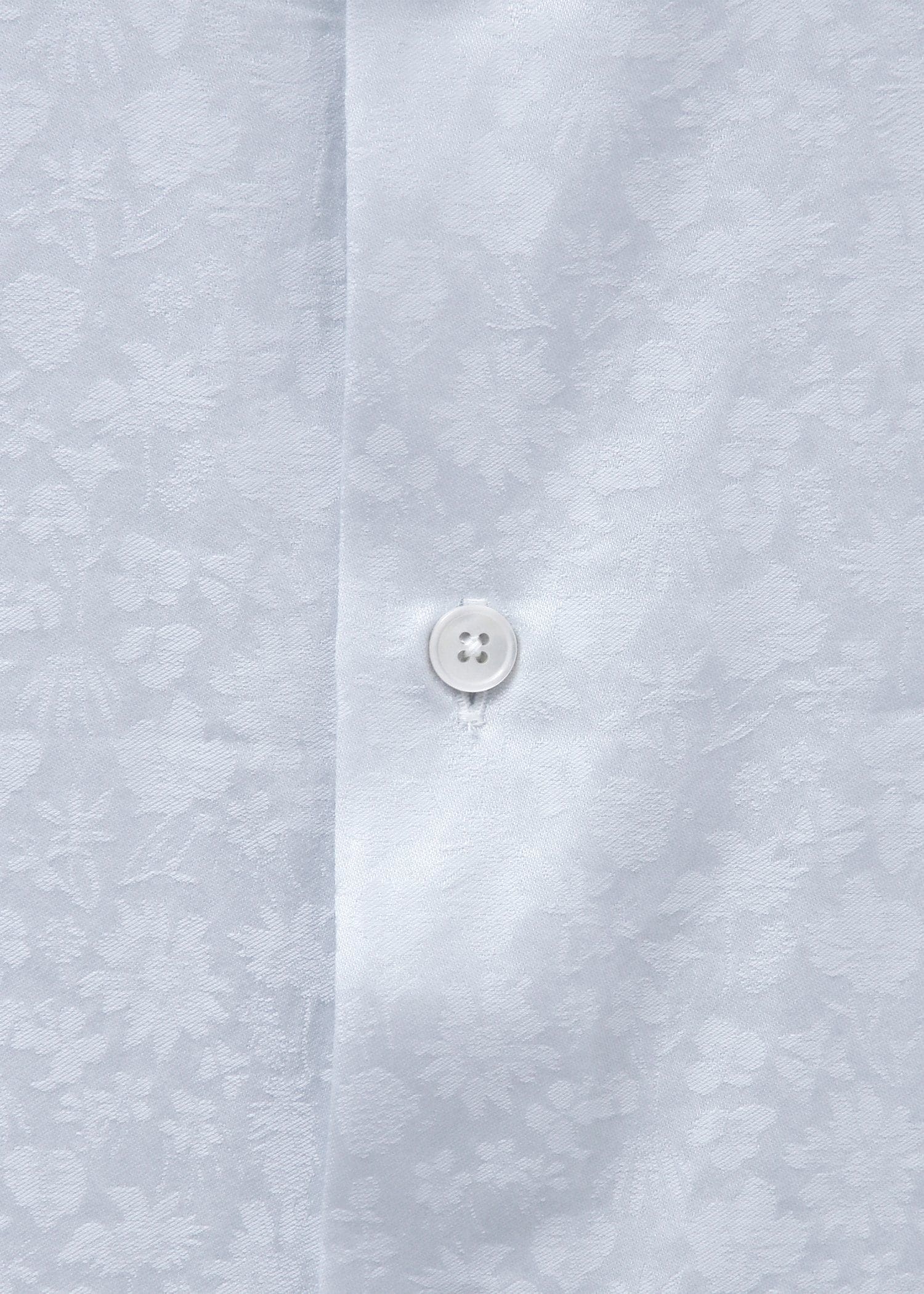 フローラルジャカード ドレスシャツ