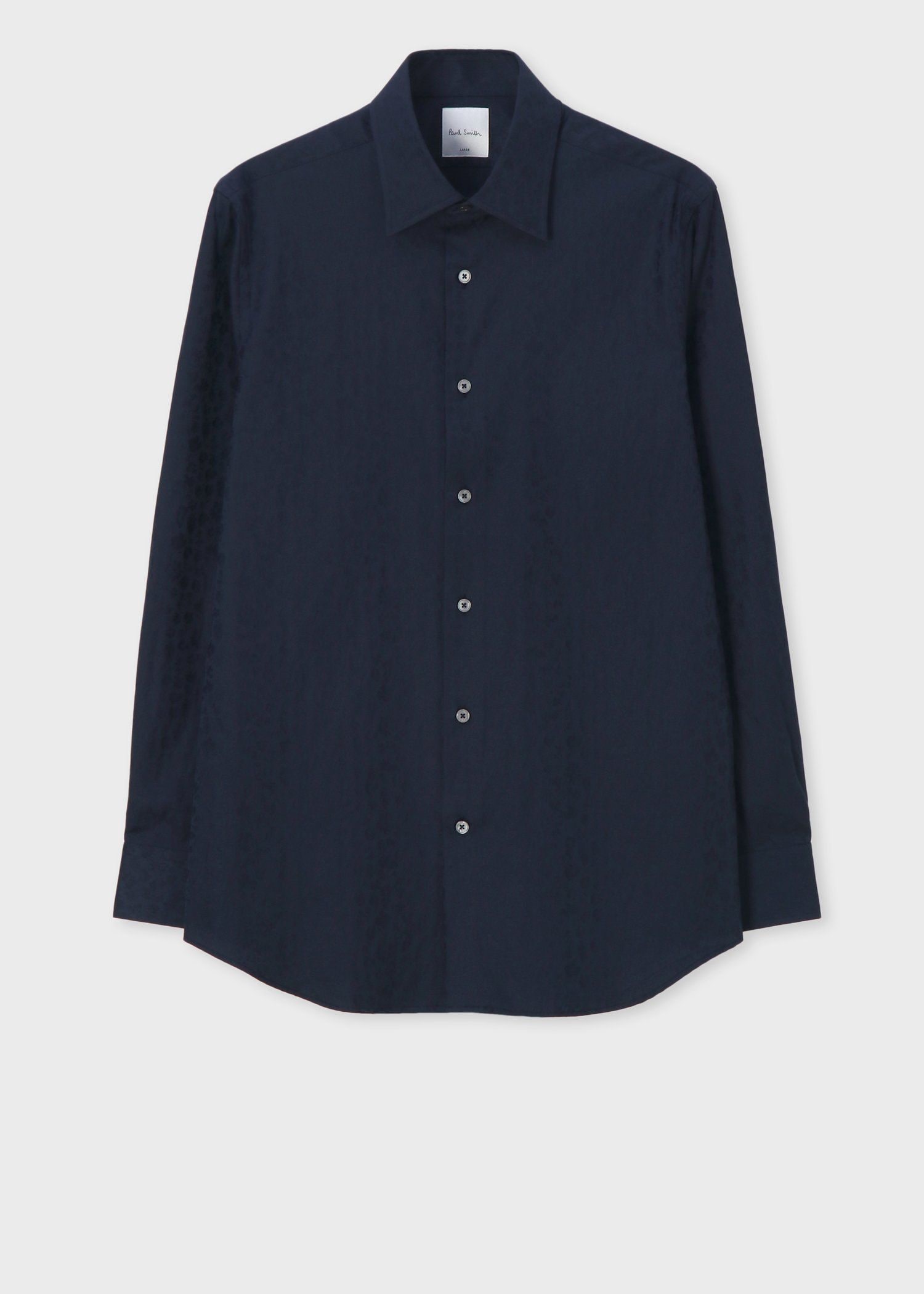 フローラルジャカード ドレスシャツ