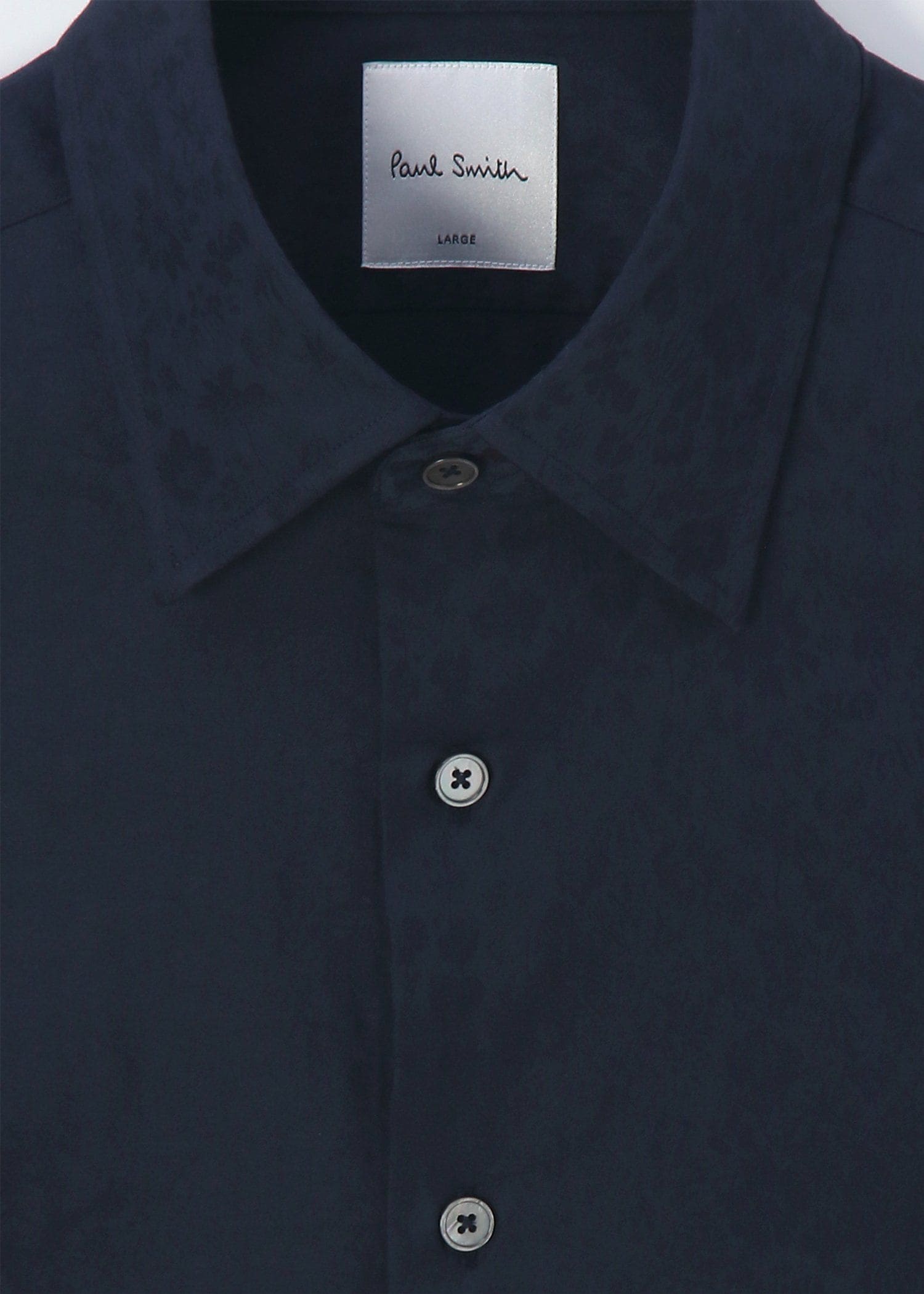 フローラルジャカード ドレスシャツ