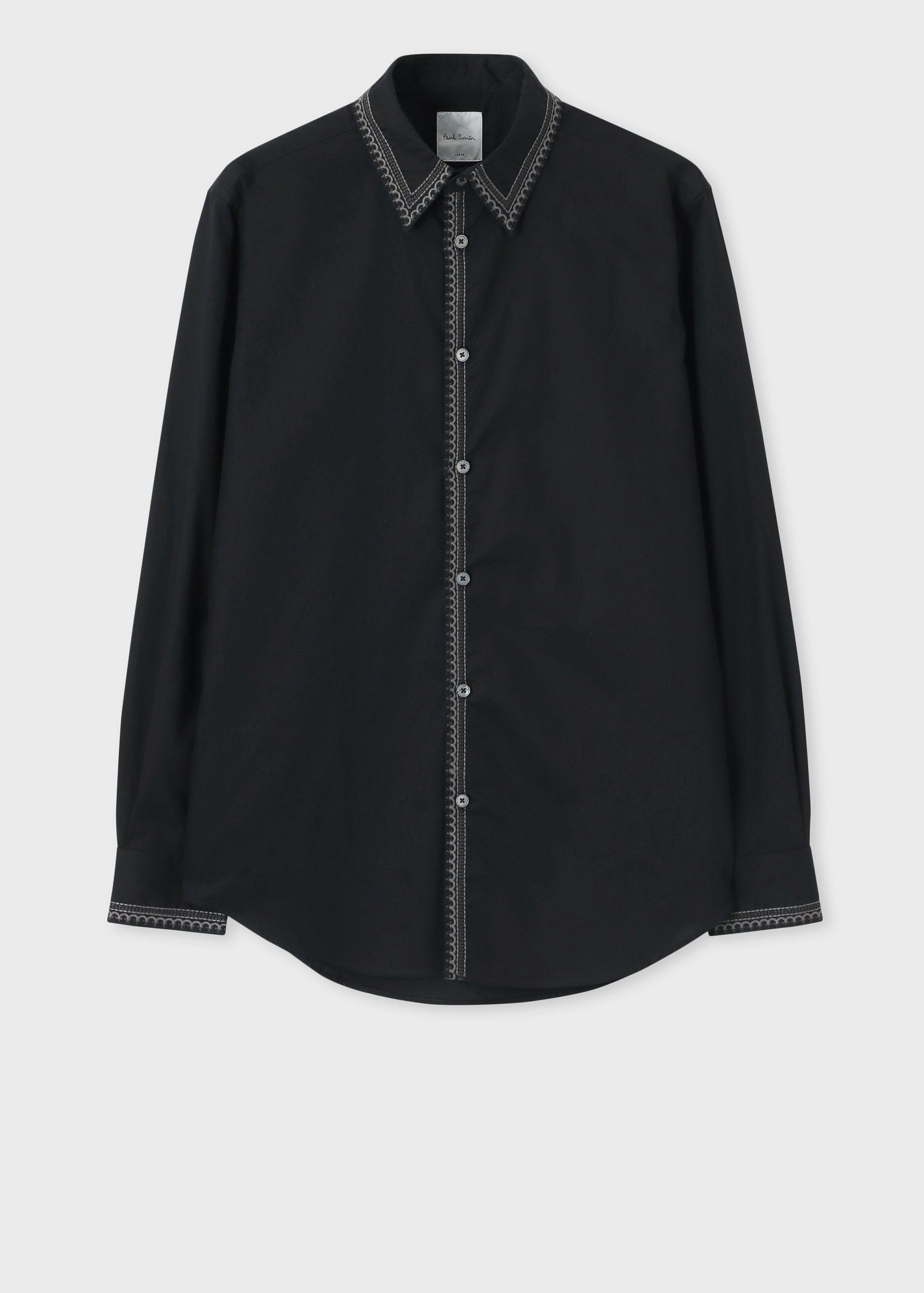 エンブロイダリードエッジ ブロードシャツ