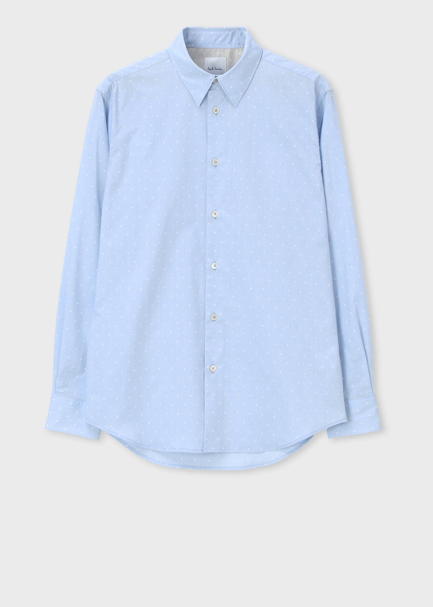 ポルカドット プリントシャツ