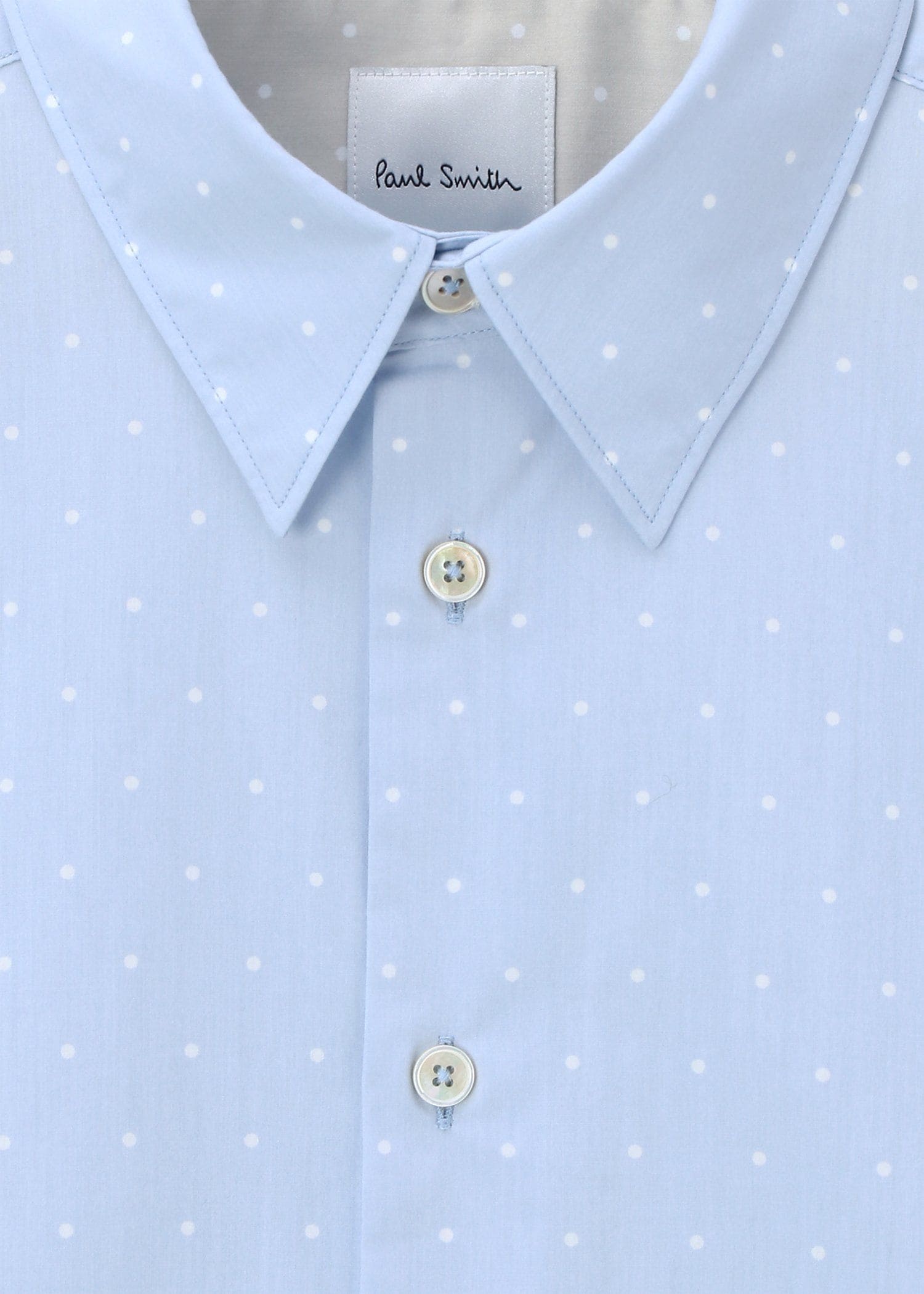 ポルカドット プリントシャツ