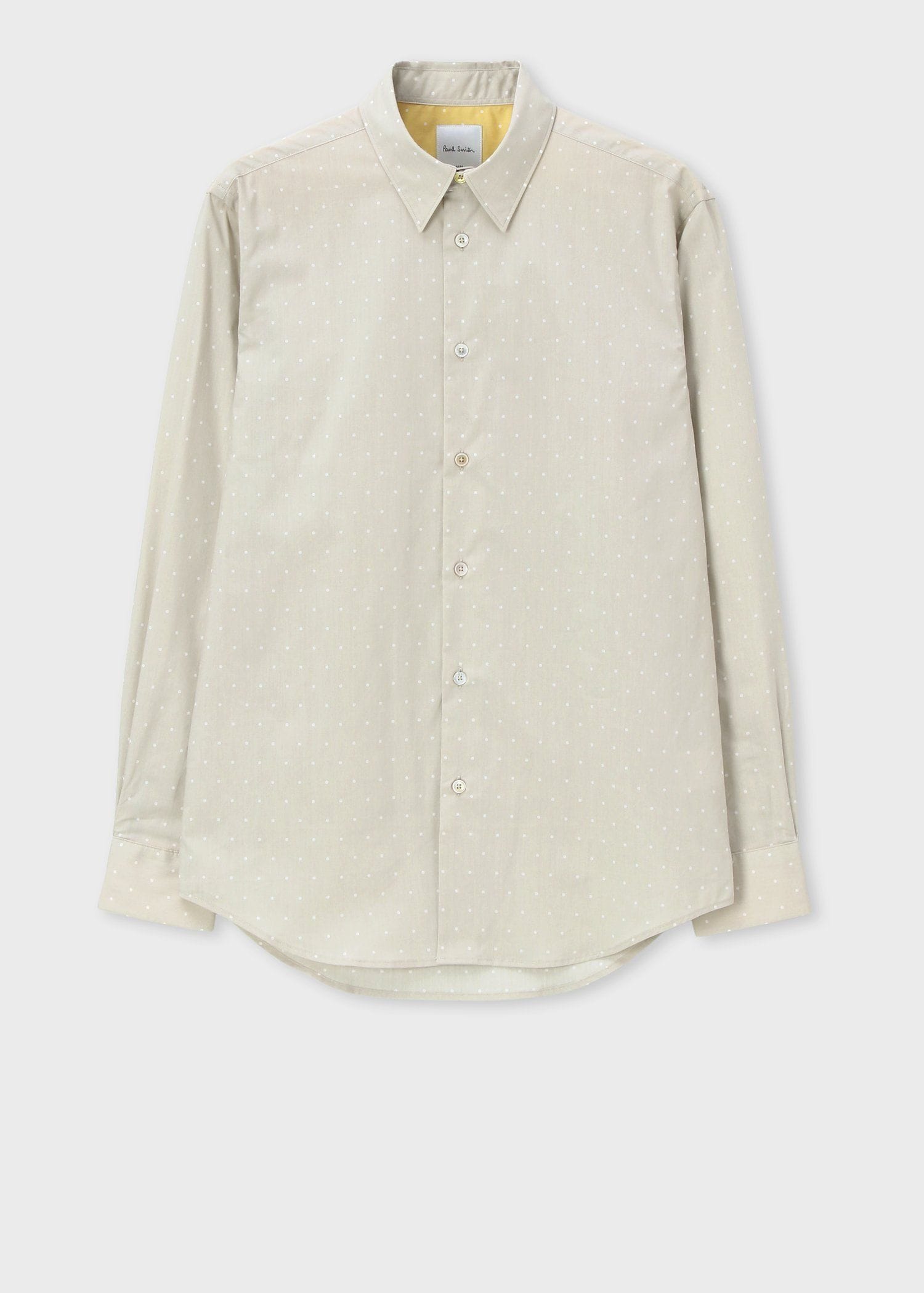 ポルカドット プリントシャツ