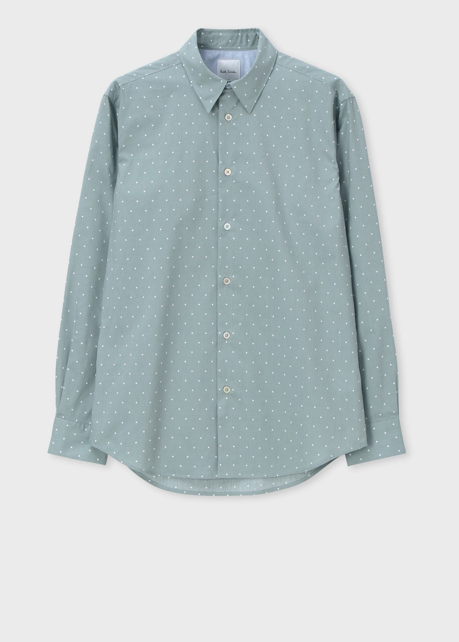 ポルカドット プリントシャツ