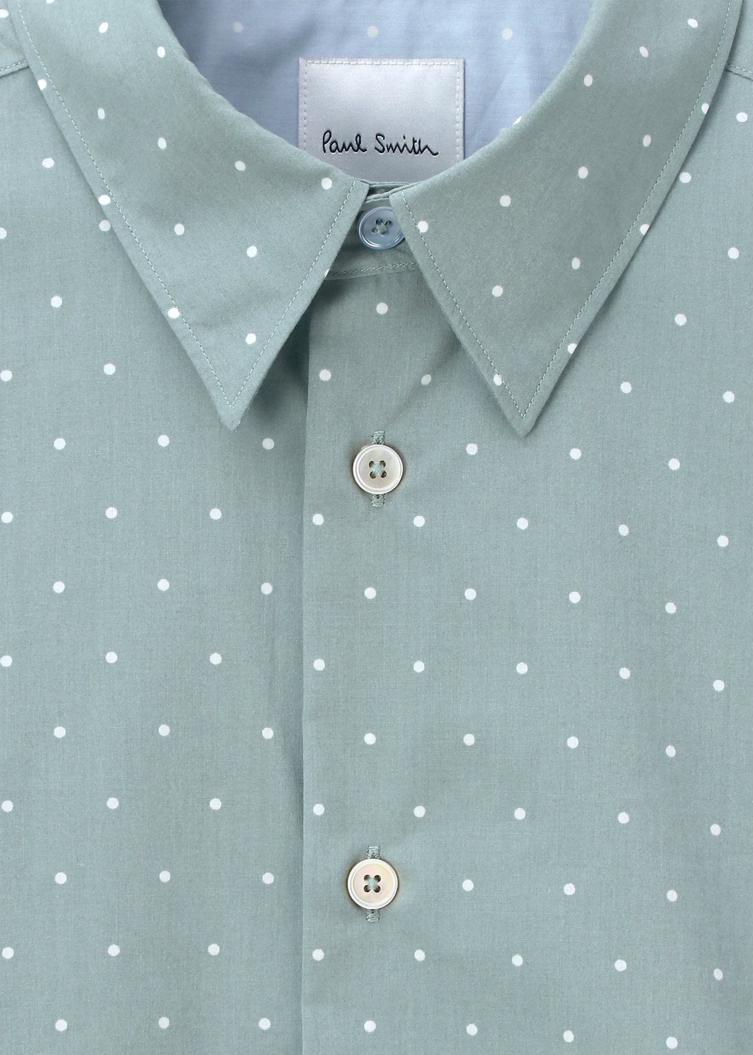 ポルカドット プリントシャツ