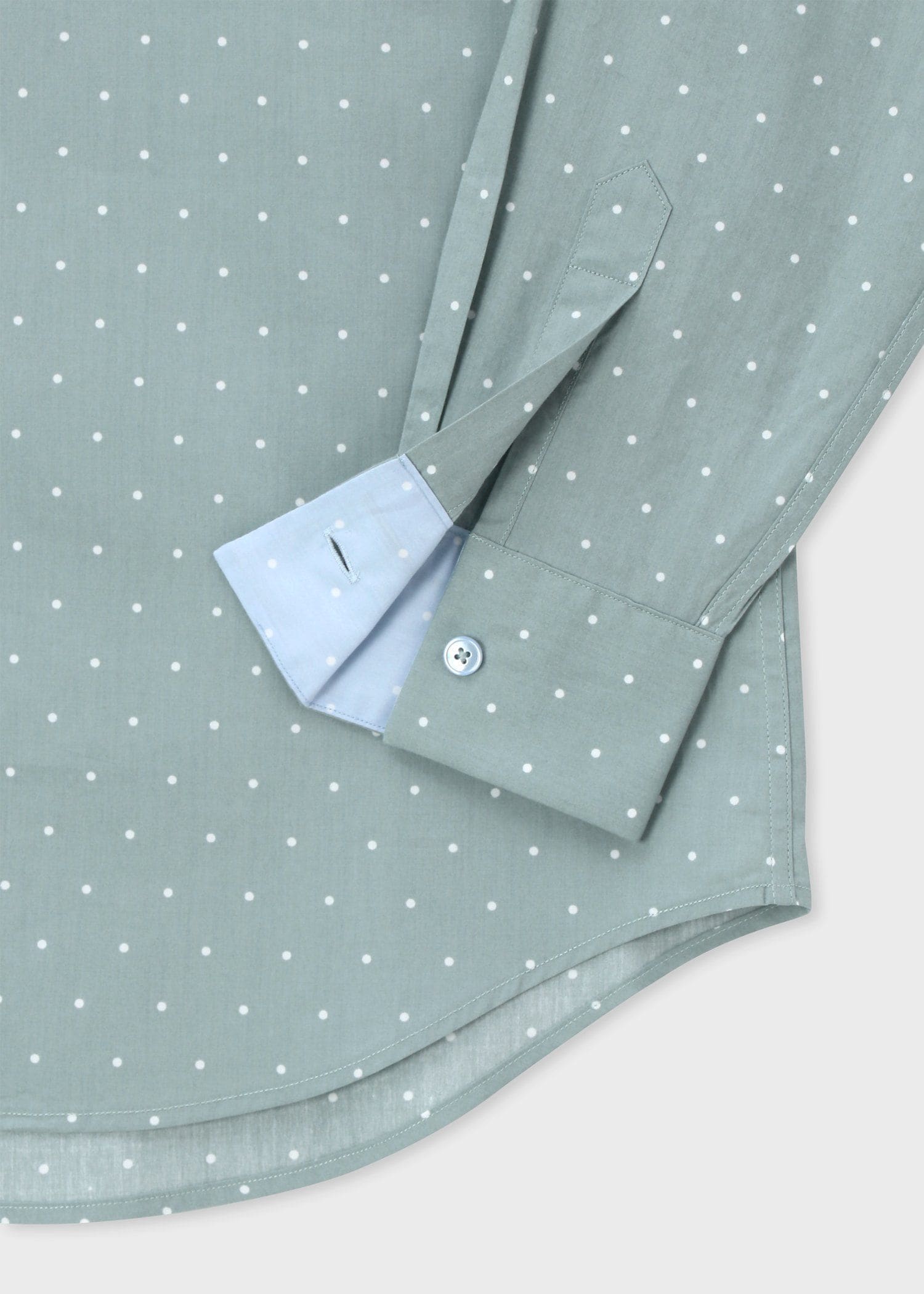 ポルカドット プリントシャツ