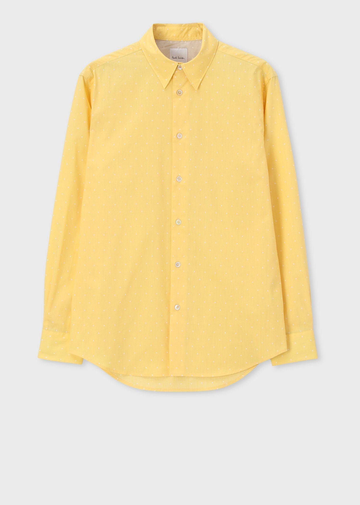 ポルカドット プリントシャツ