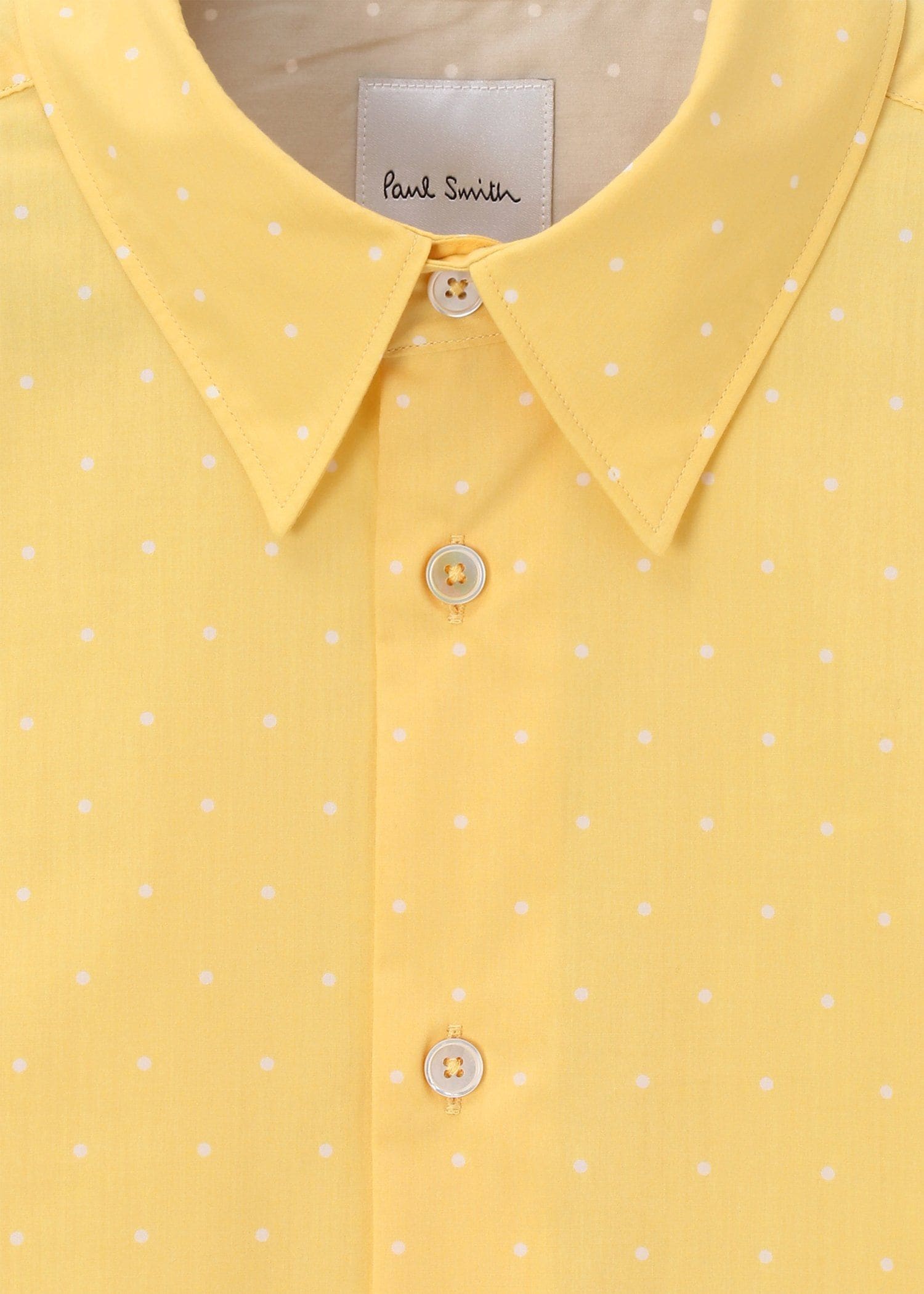 ポルカドット プリントシャツ