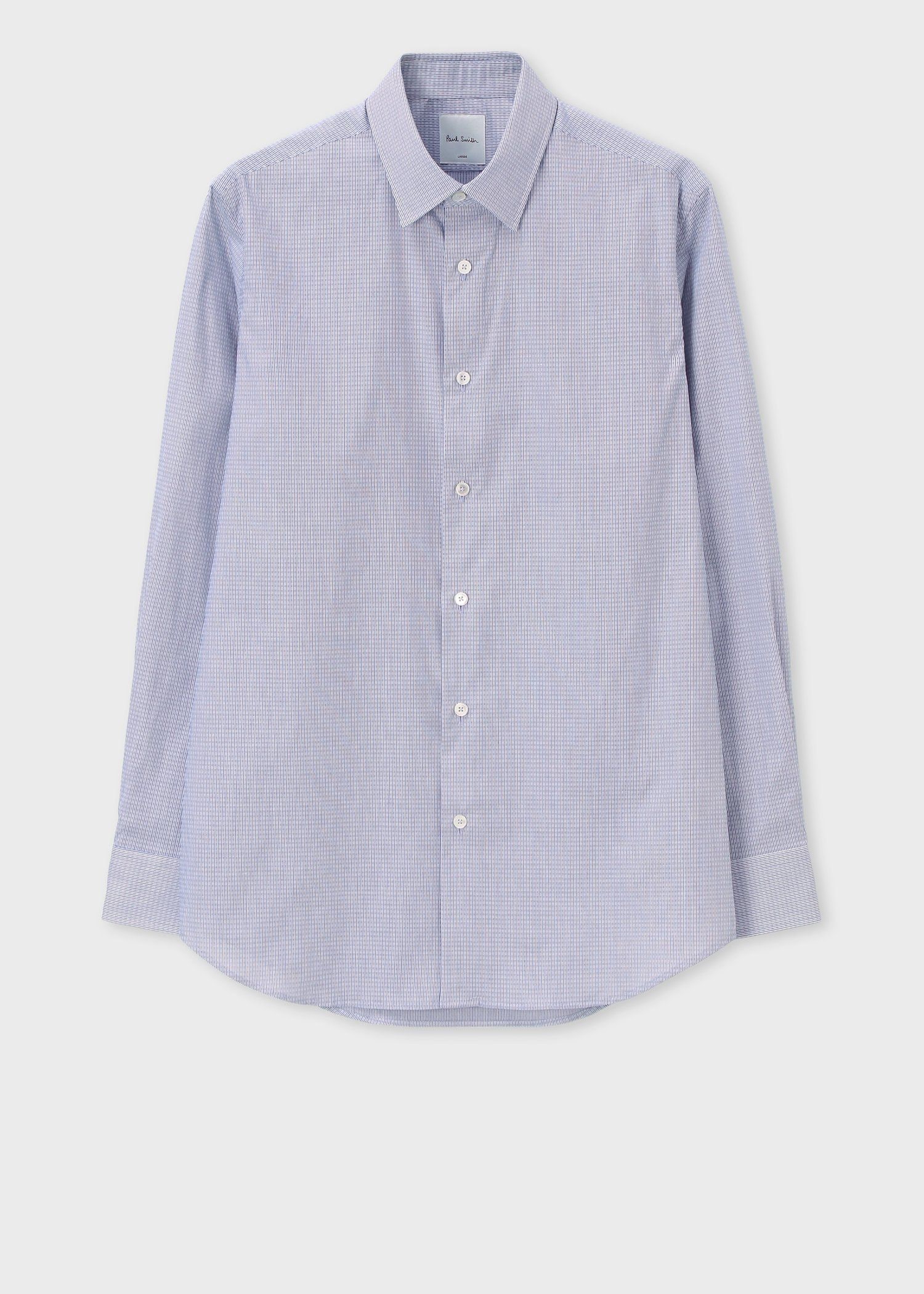 ジオメトリックドビー ドレスシャツ