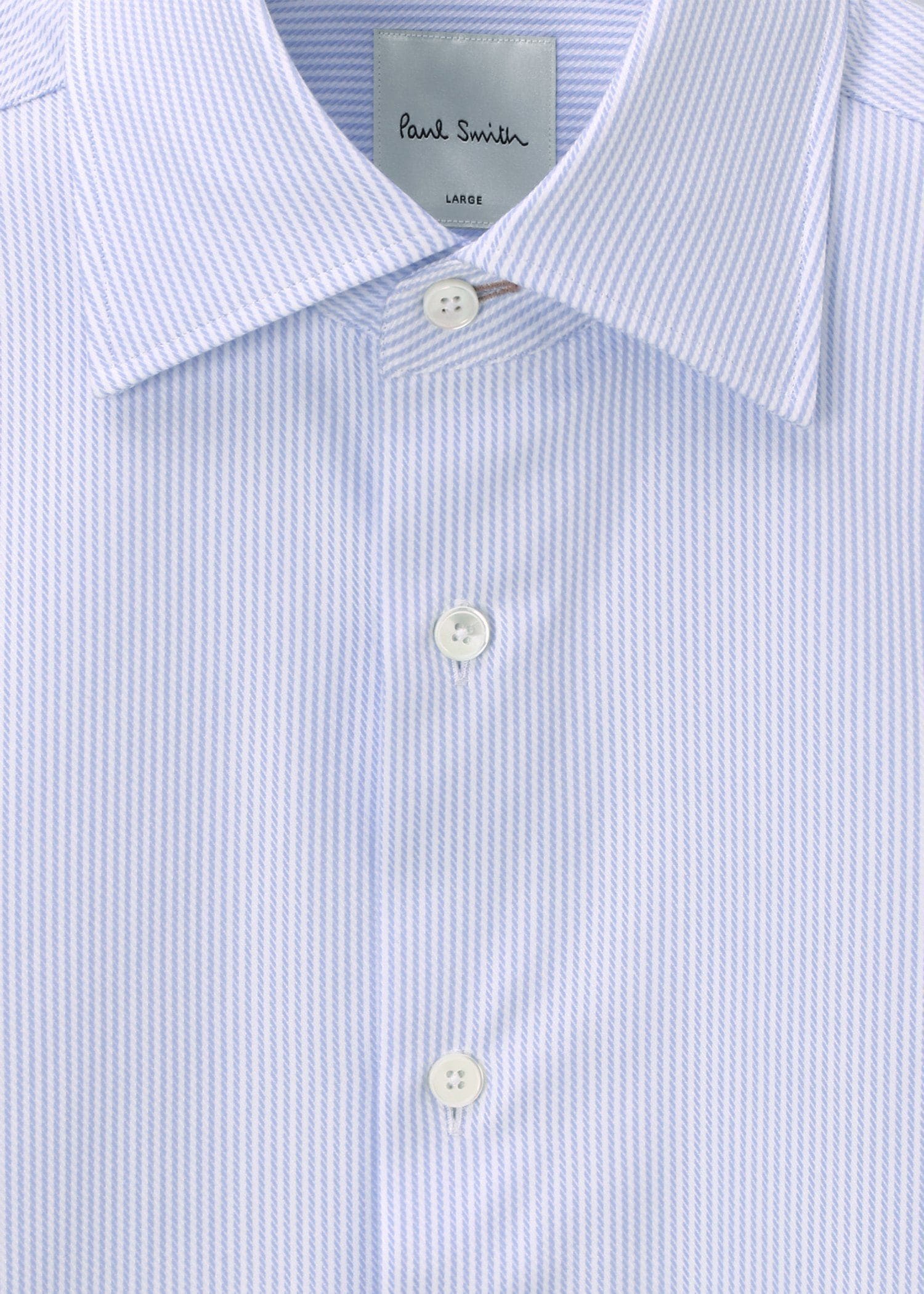 ツイルロンドンストライプ ドレスシャツ