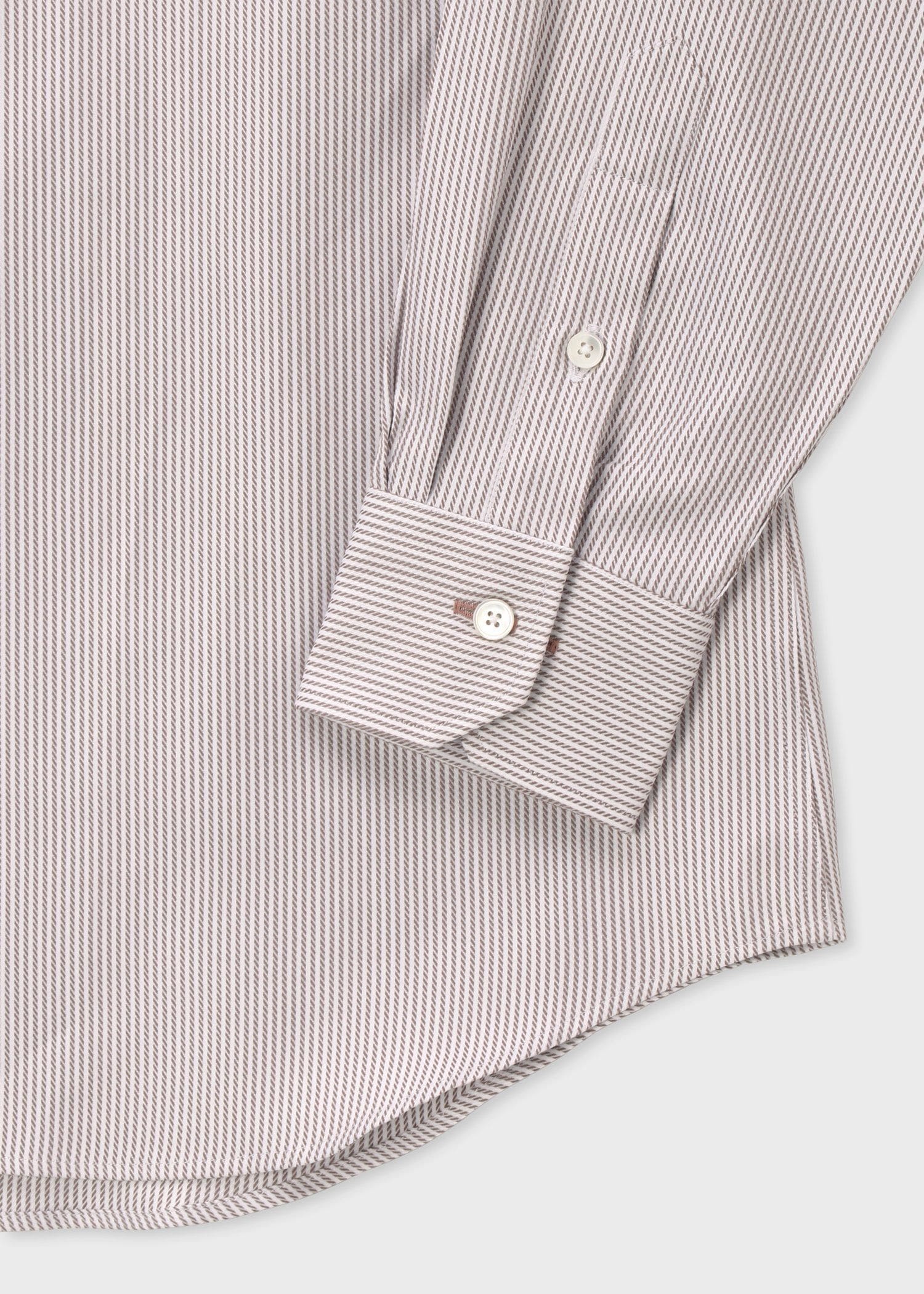 ツイルロンドンストライプ ドレスシャツ