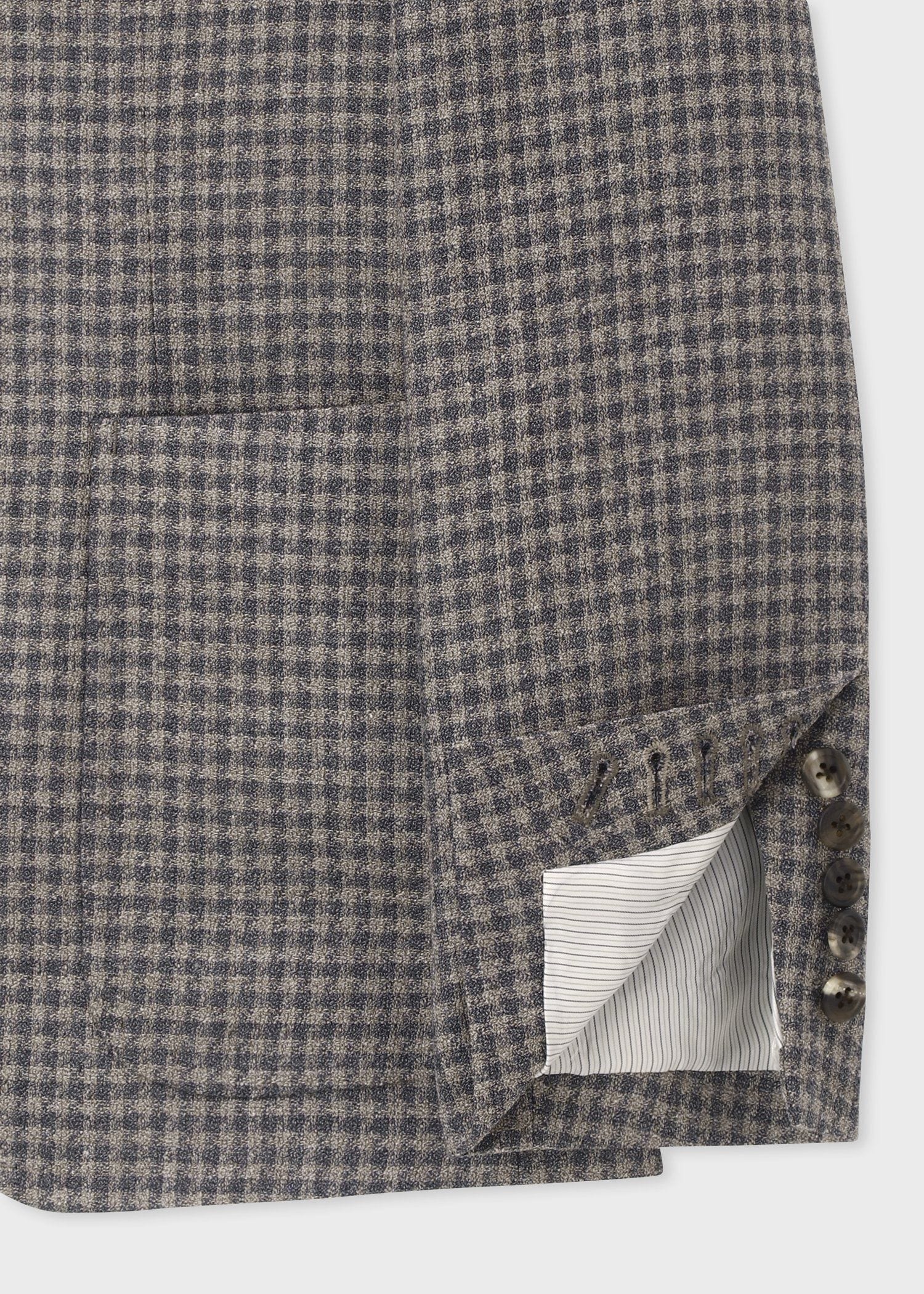 ガンクラブチェック 3Bジャケット