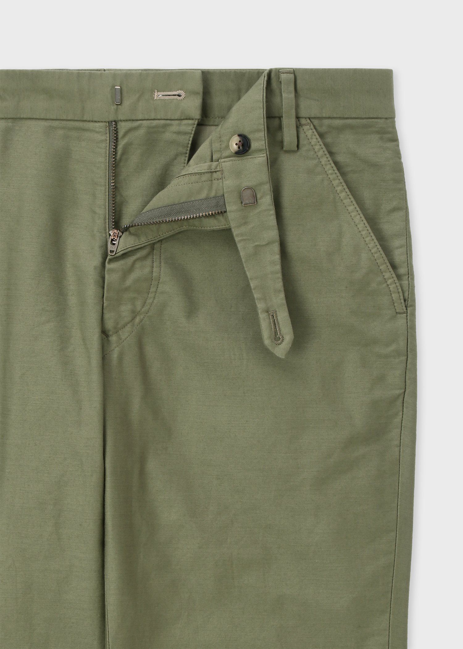 ライトモールスキン テーパード トラウザーズ