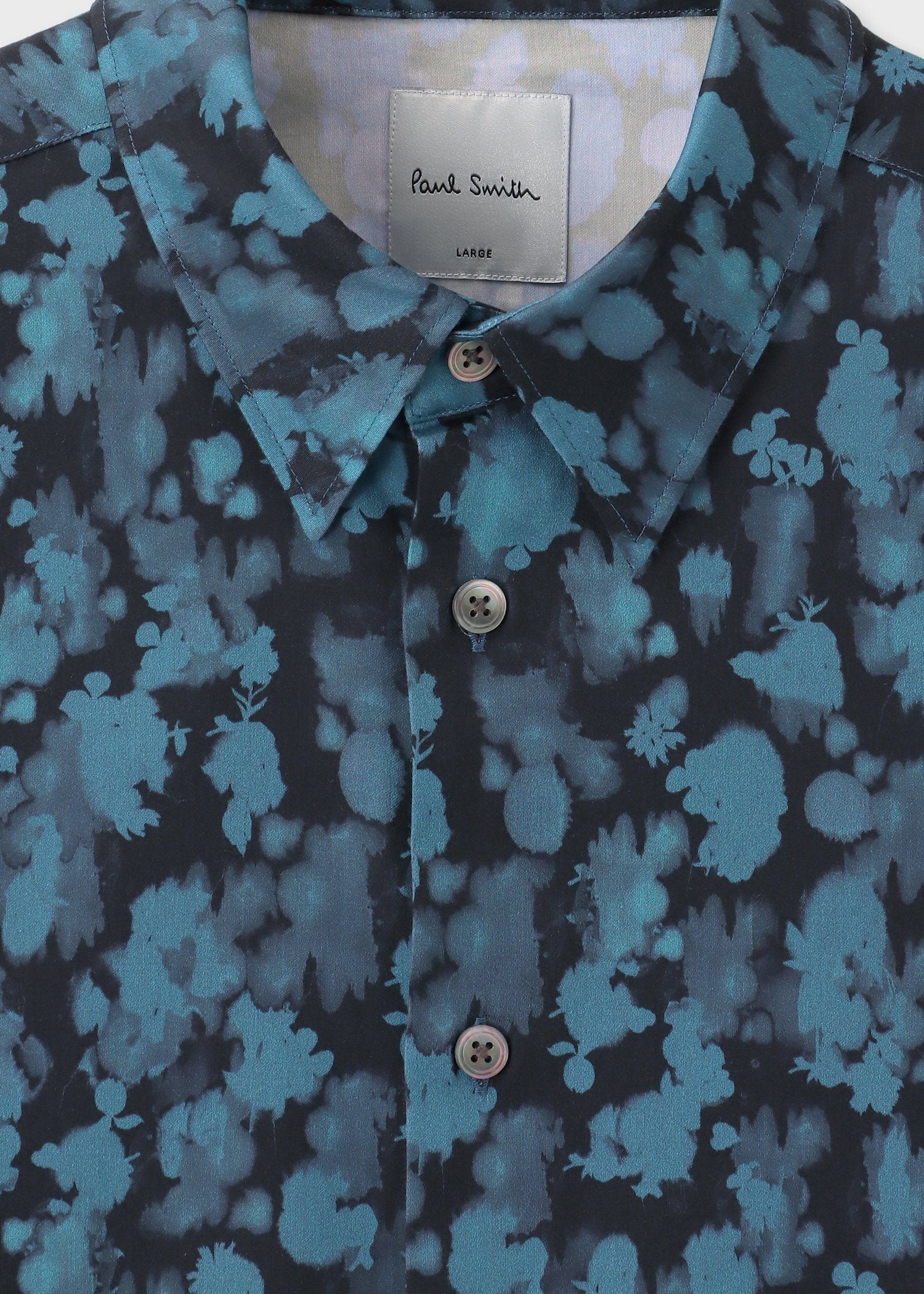 "Silhouette Rain" プリントシャツ