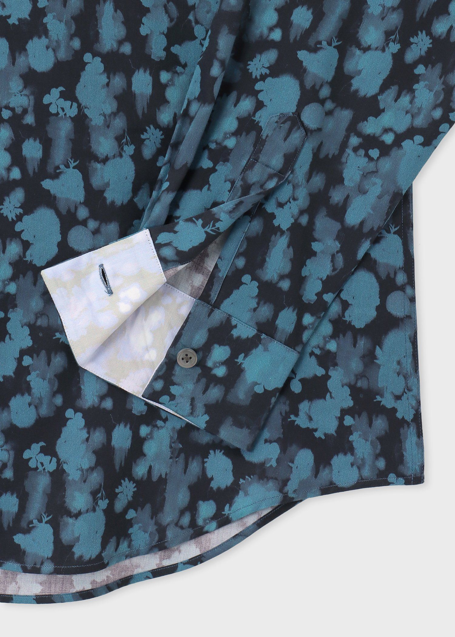 "Silhouette Rain" プリントシャツ