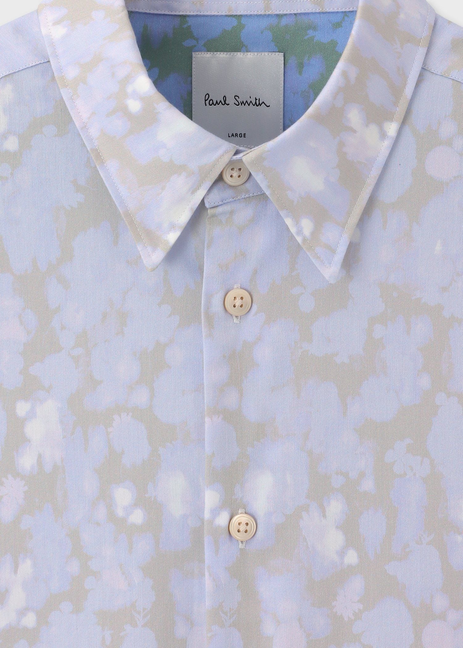 "Silhouette Rain" プリントシャツ