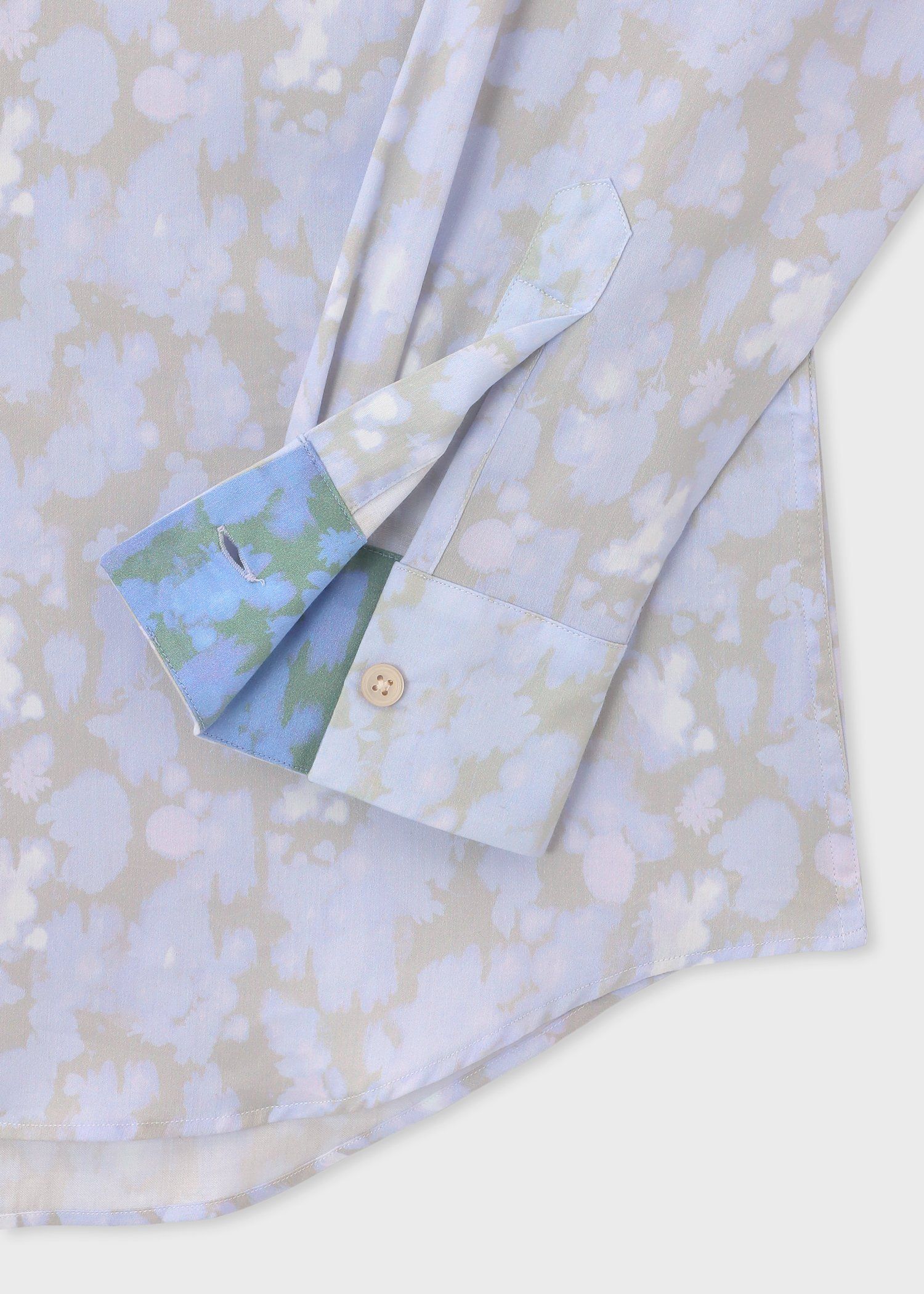 "Silhouette Rain" プリントシャツ