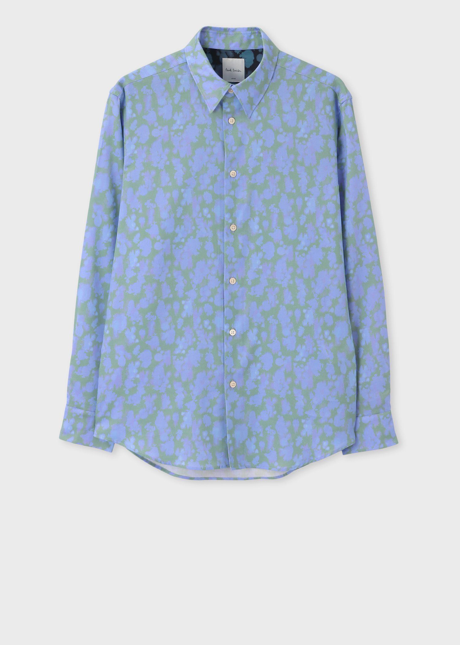 "Silhouette Rain" プリントシャツ