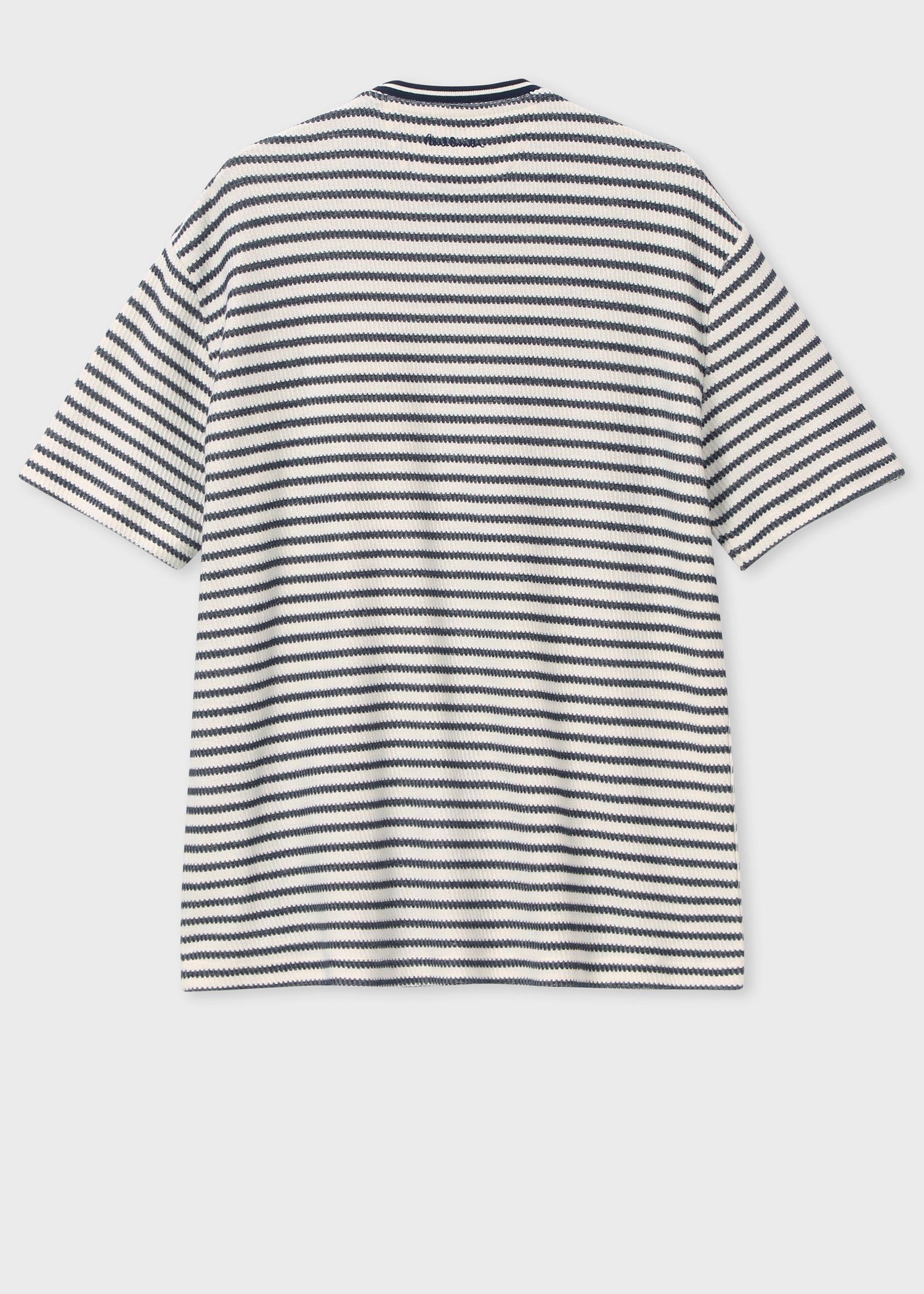 ジャカード ボーダー 半袖カットソー