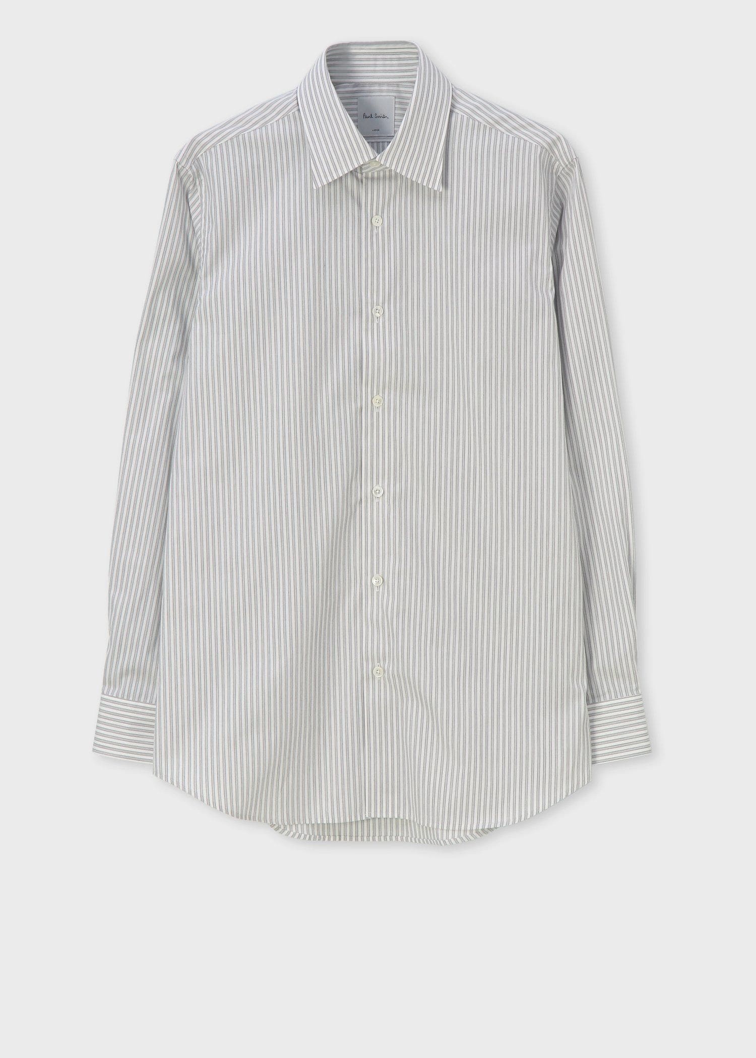 シックシンストライプ ドレスシャツ