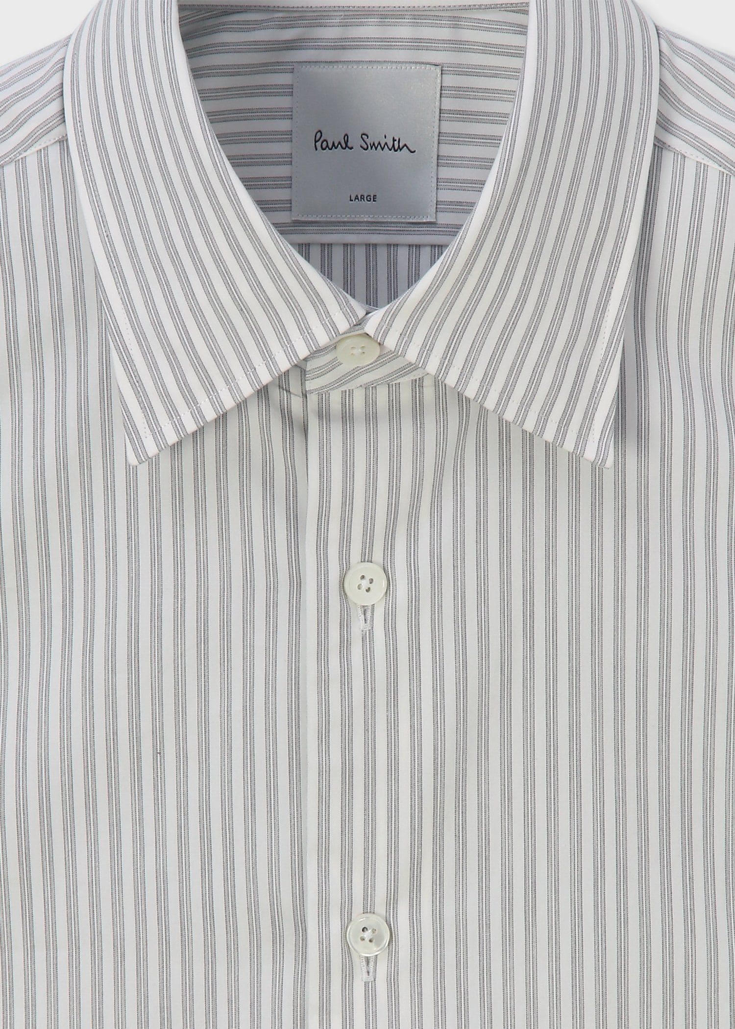 シックシンストライプ ドレスシャツ