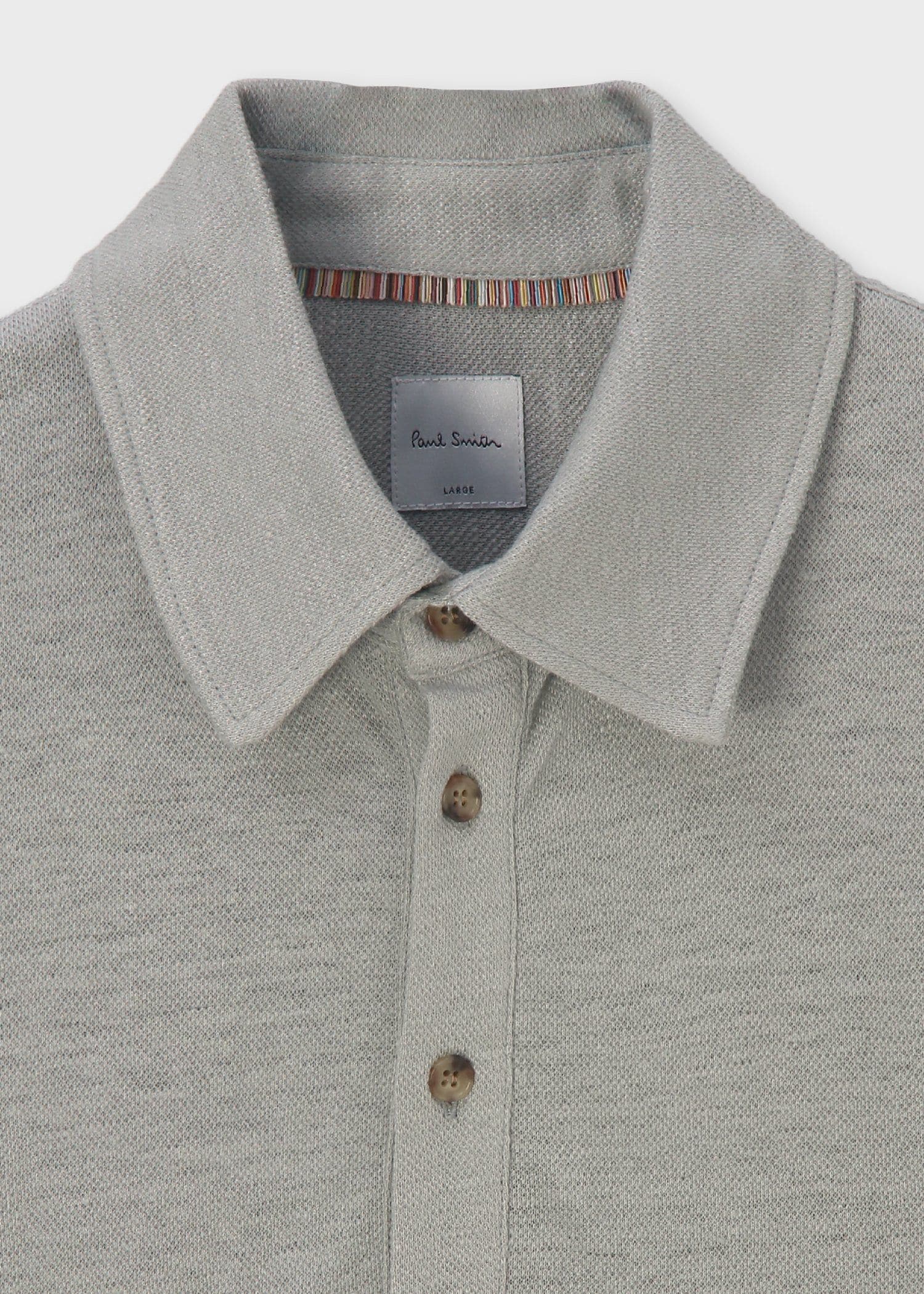 カラーリネン 鹿の子 ポロシャツ