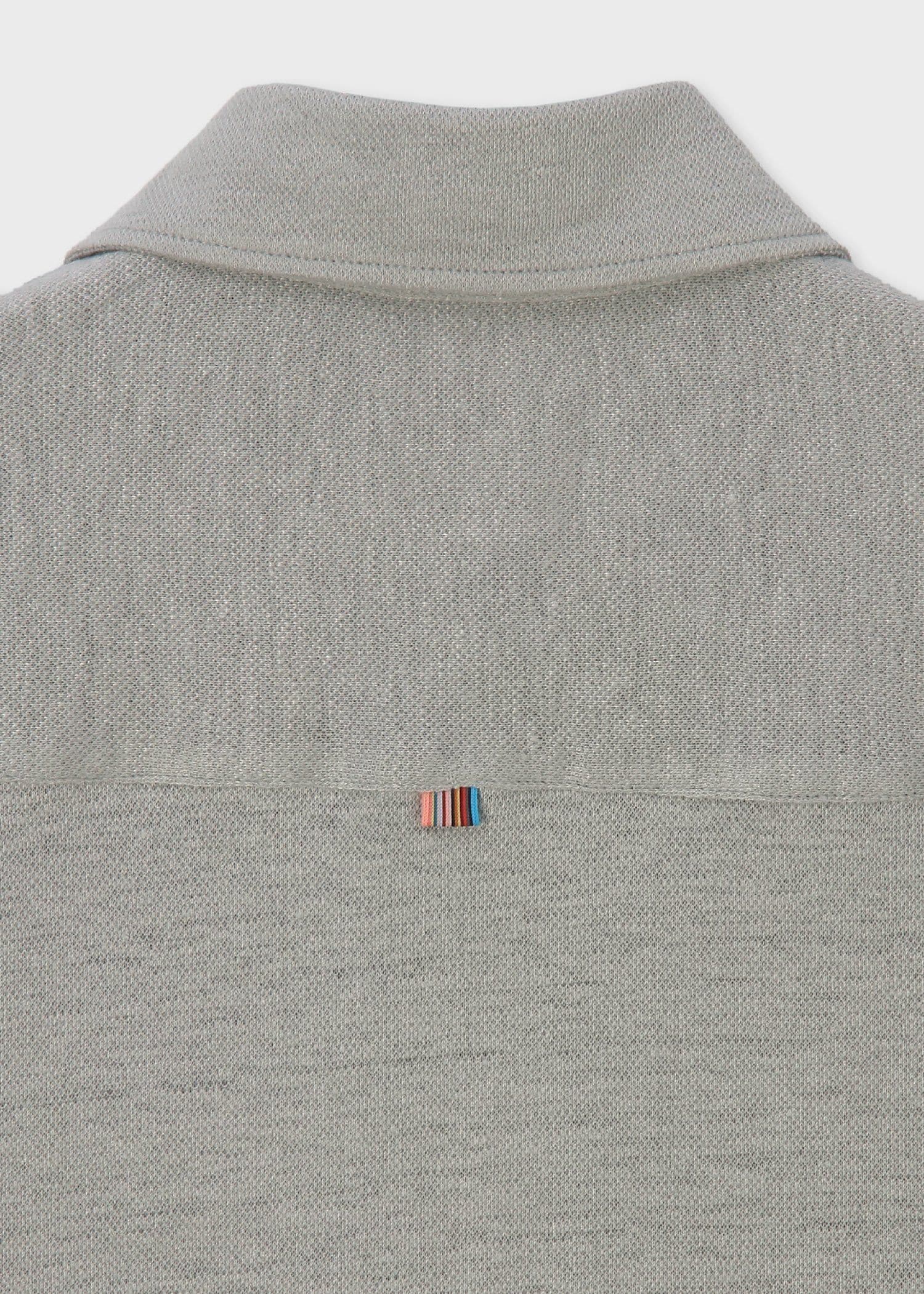 カラーリネン 鹿の子 ポロシャツ