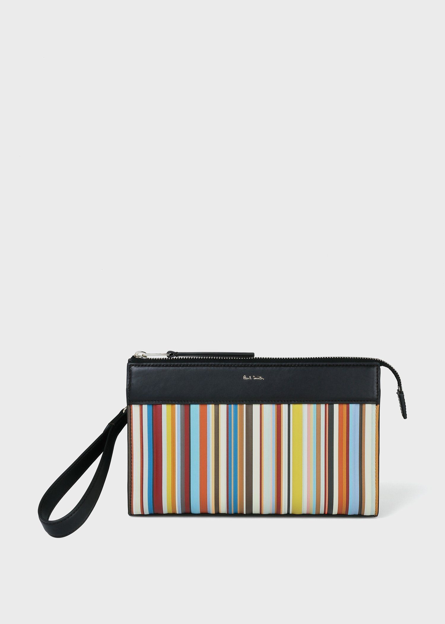 "Signature Stripe" ポーチ