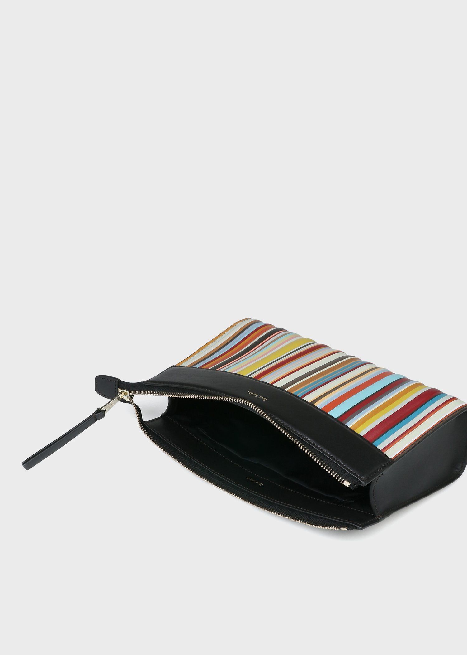 "Signature Stripe" ポーチ