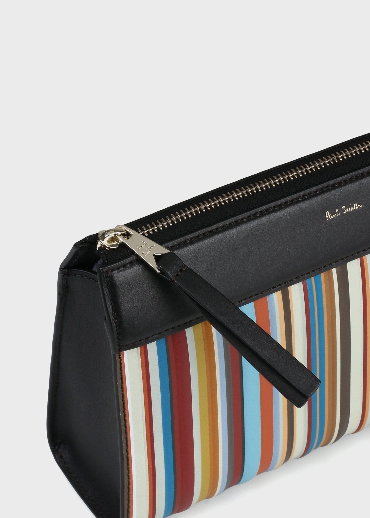 "Signature Stripe" ポーチ