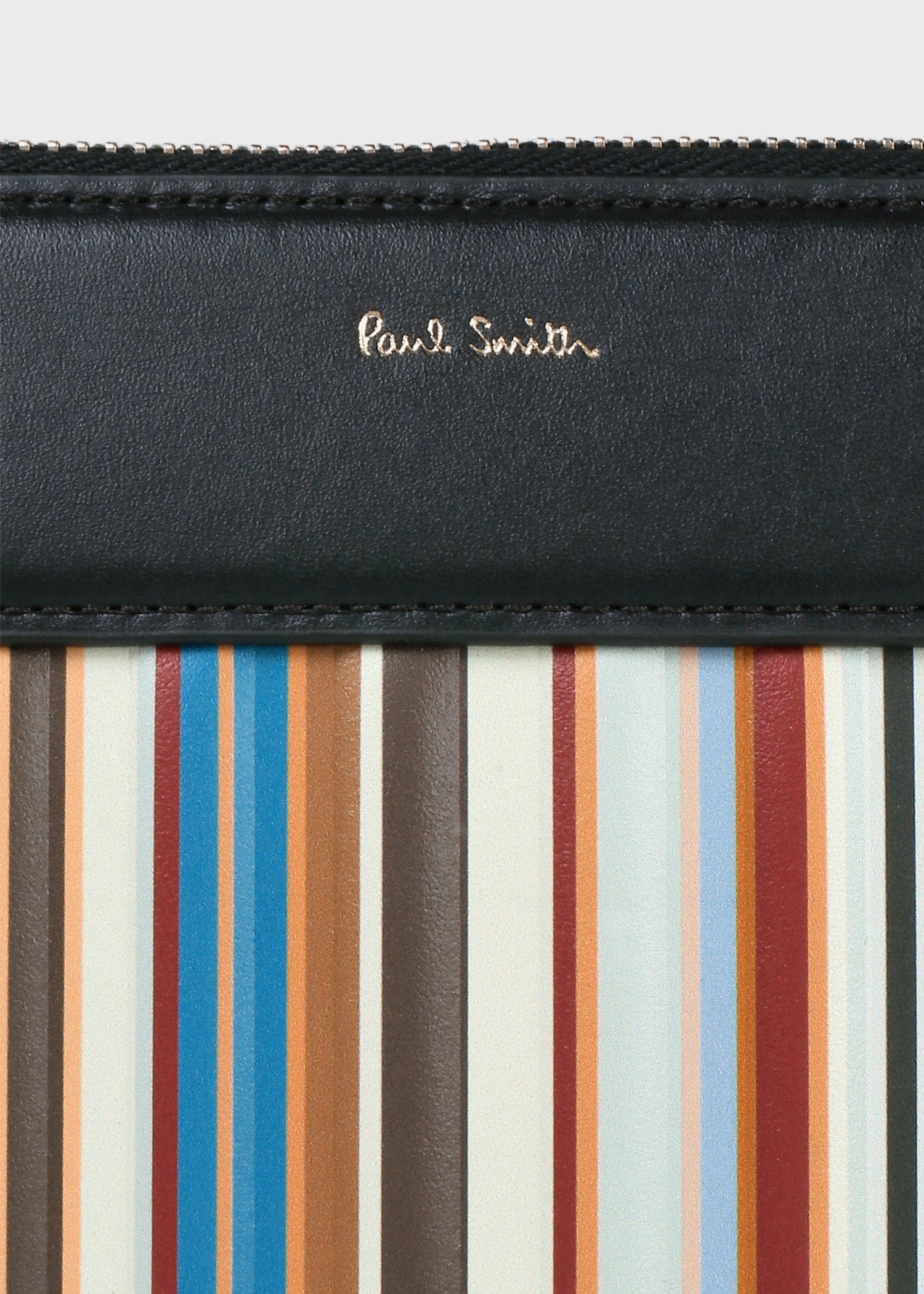 "Signature Stripe" ポーチ