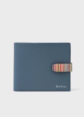 シグネチャーストライプタブ 2つ折り財布