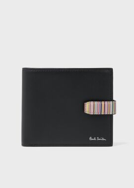 シグネチャーストライプタブ 2つ折り財布