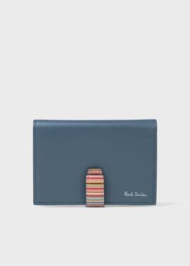 シグネチャーストライプタブ パスケース