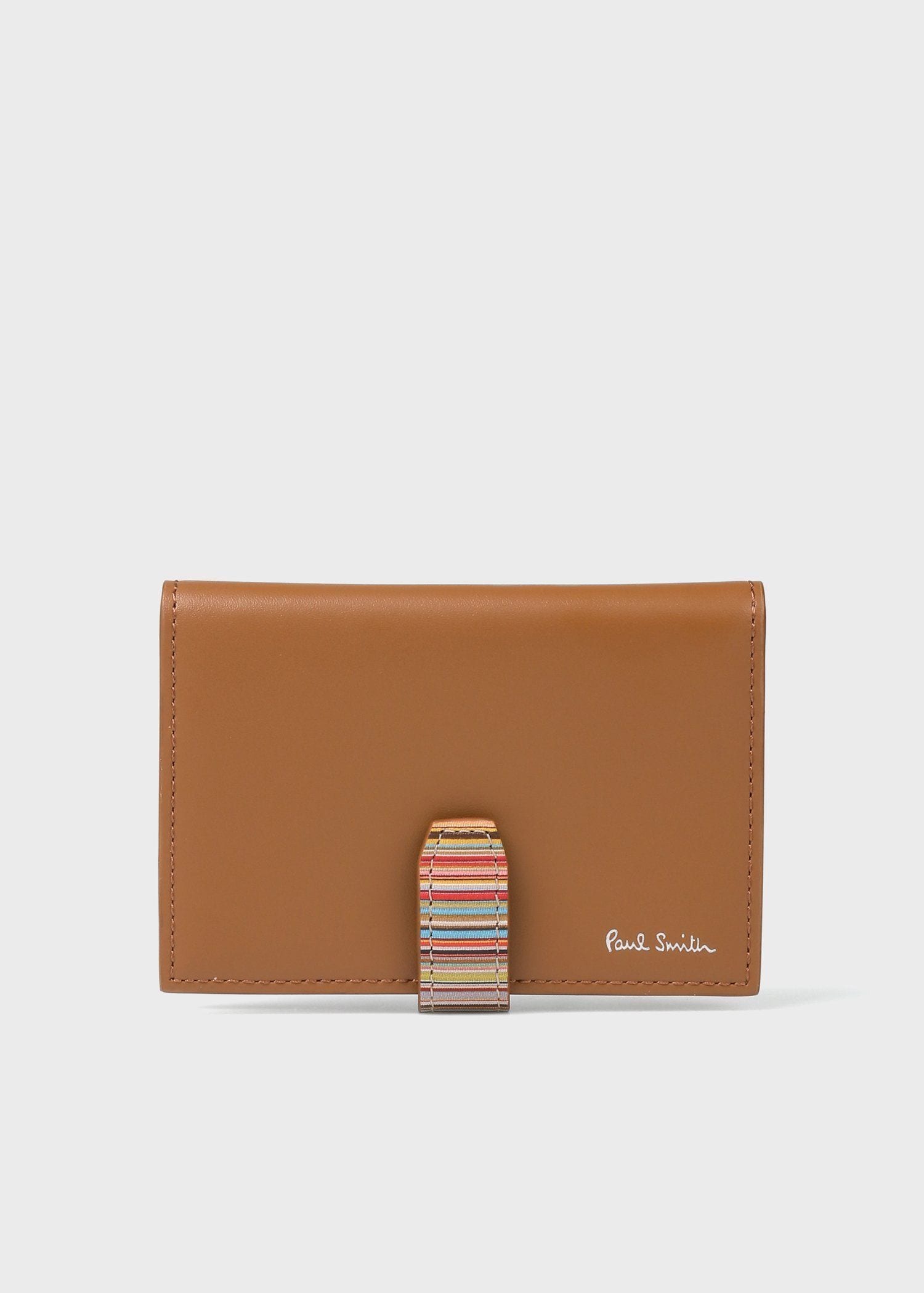 シグネチャーストライプタブ パスケース