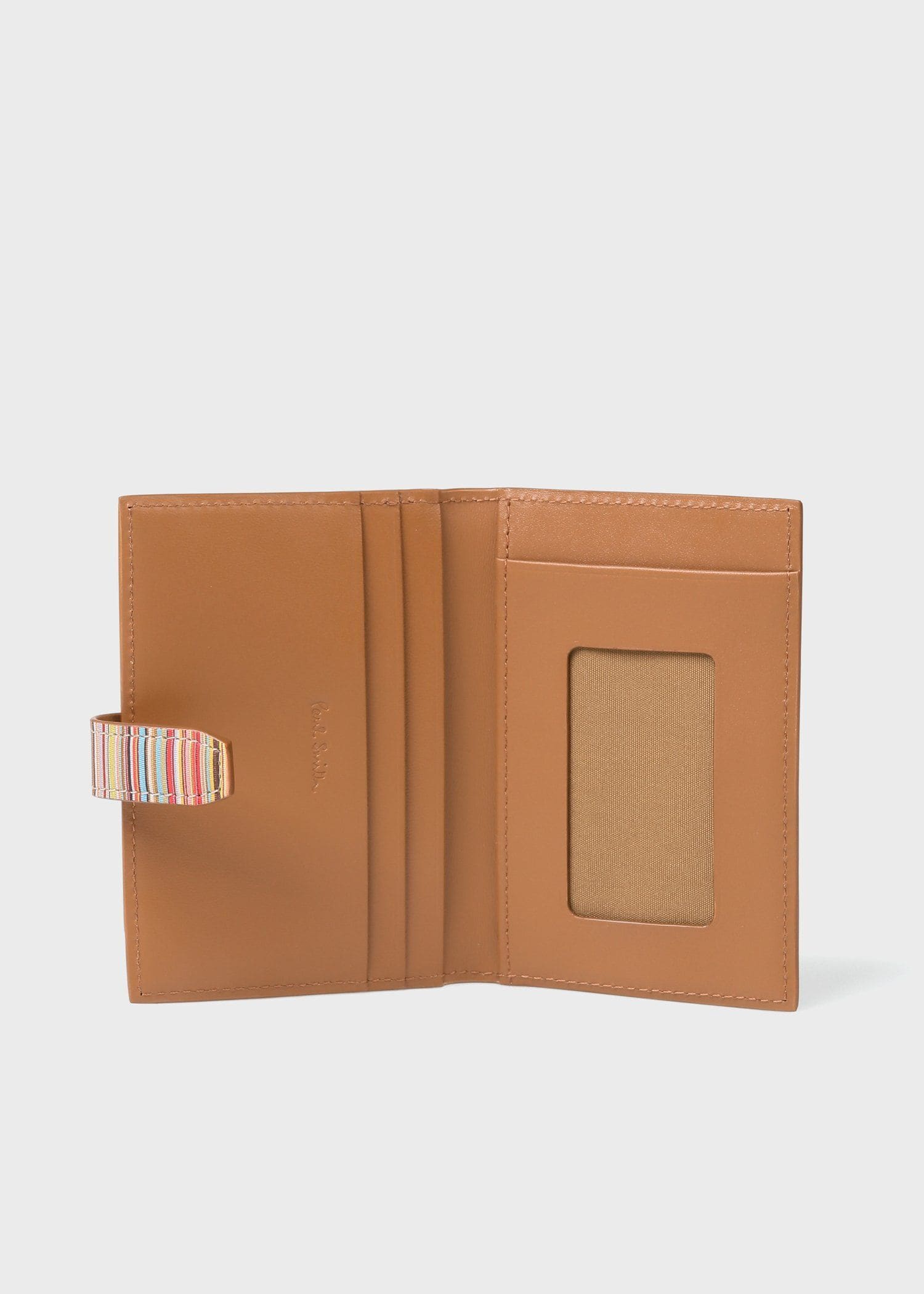 シグネチャーストライプタブ パスケース